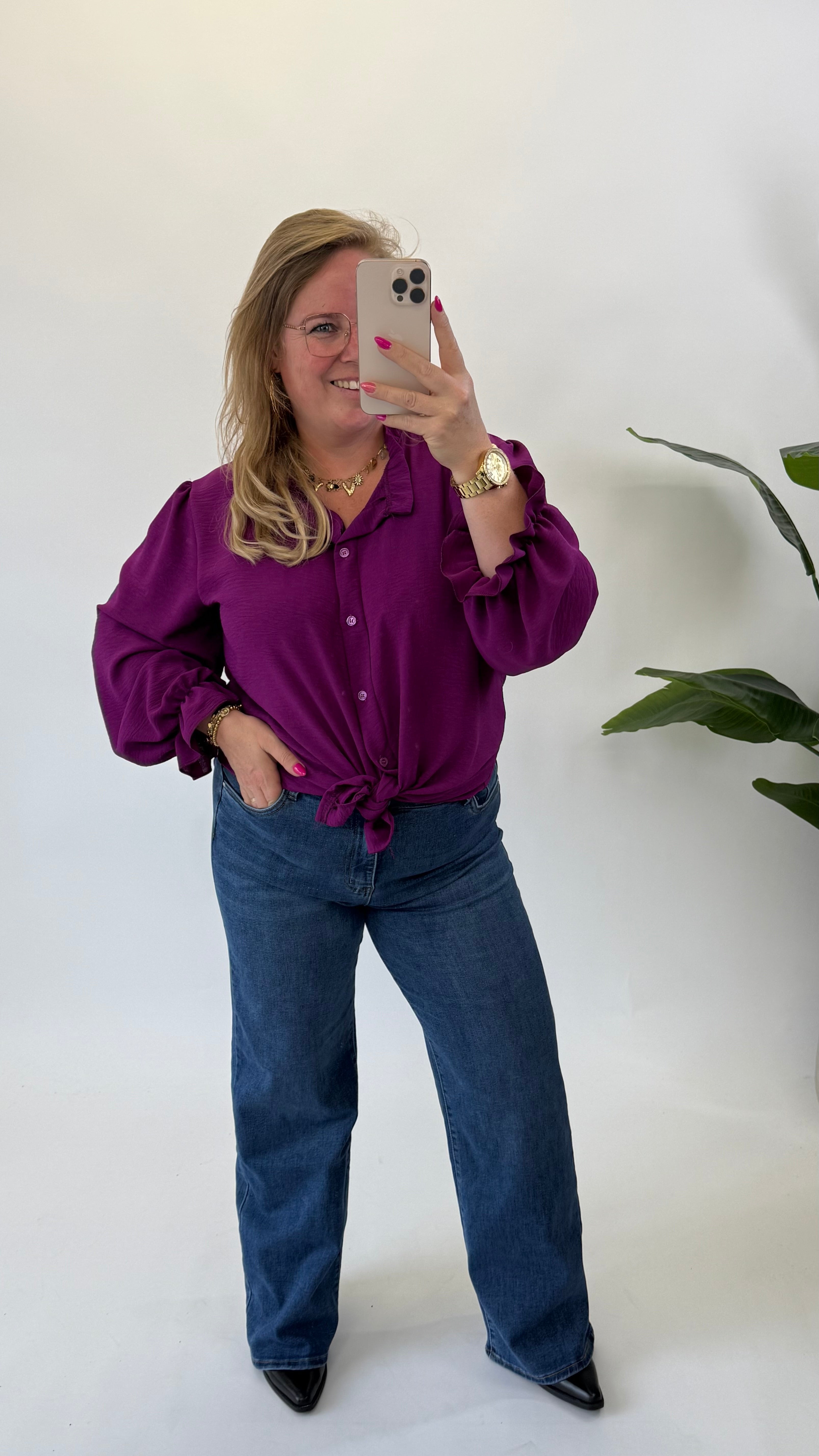 BASIC ROEZEL BLOUSE - 1696
