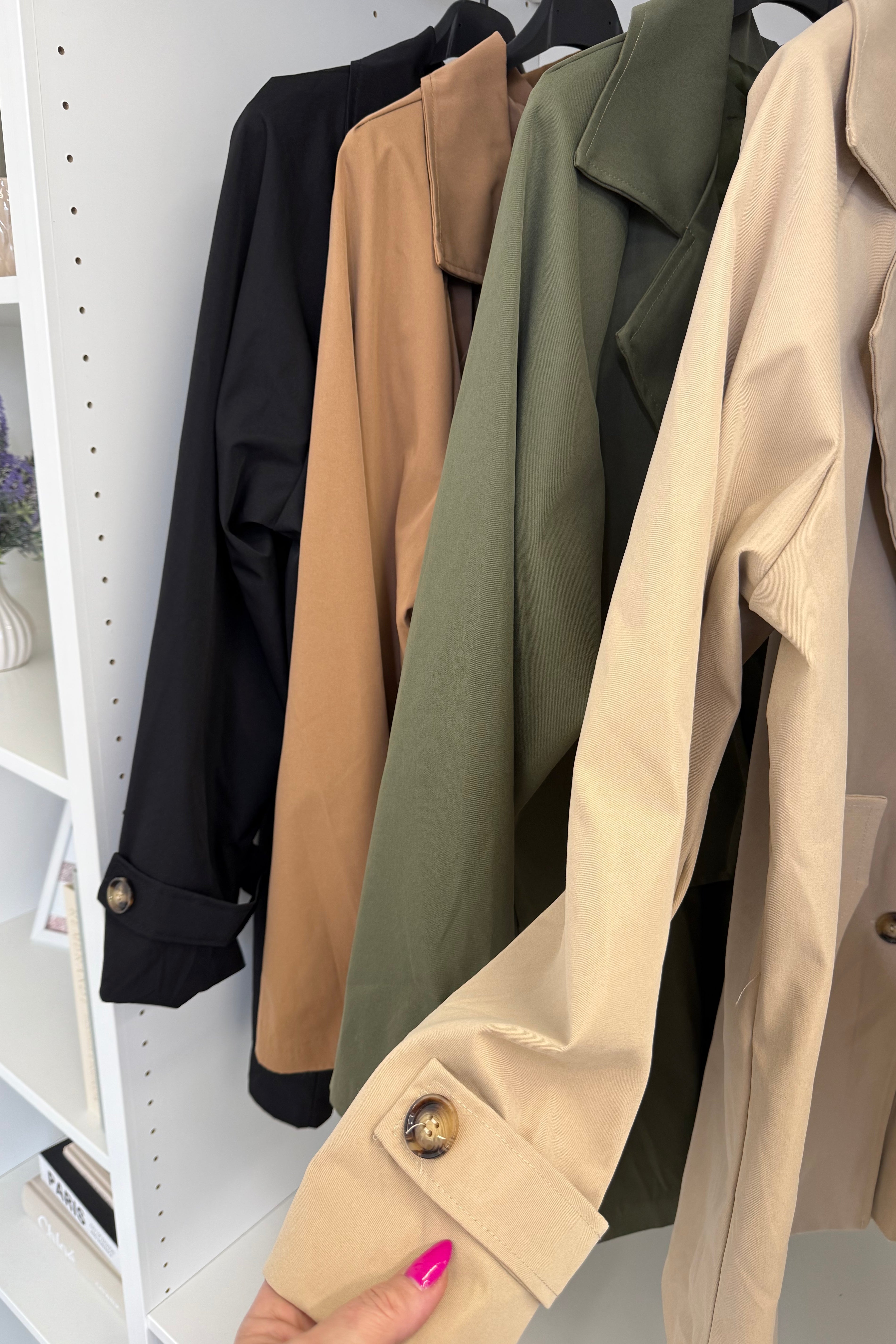 BO DENIM WESTE (38 BIS 50) - SCHWARZ