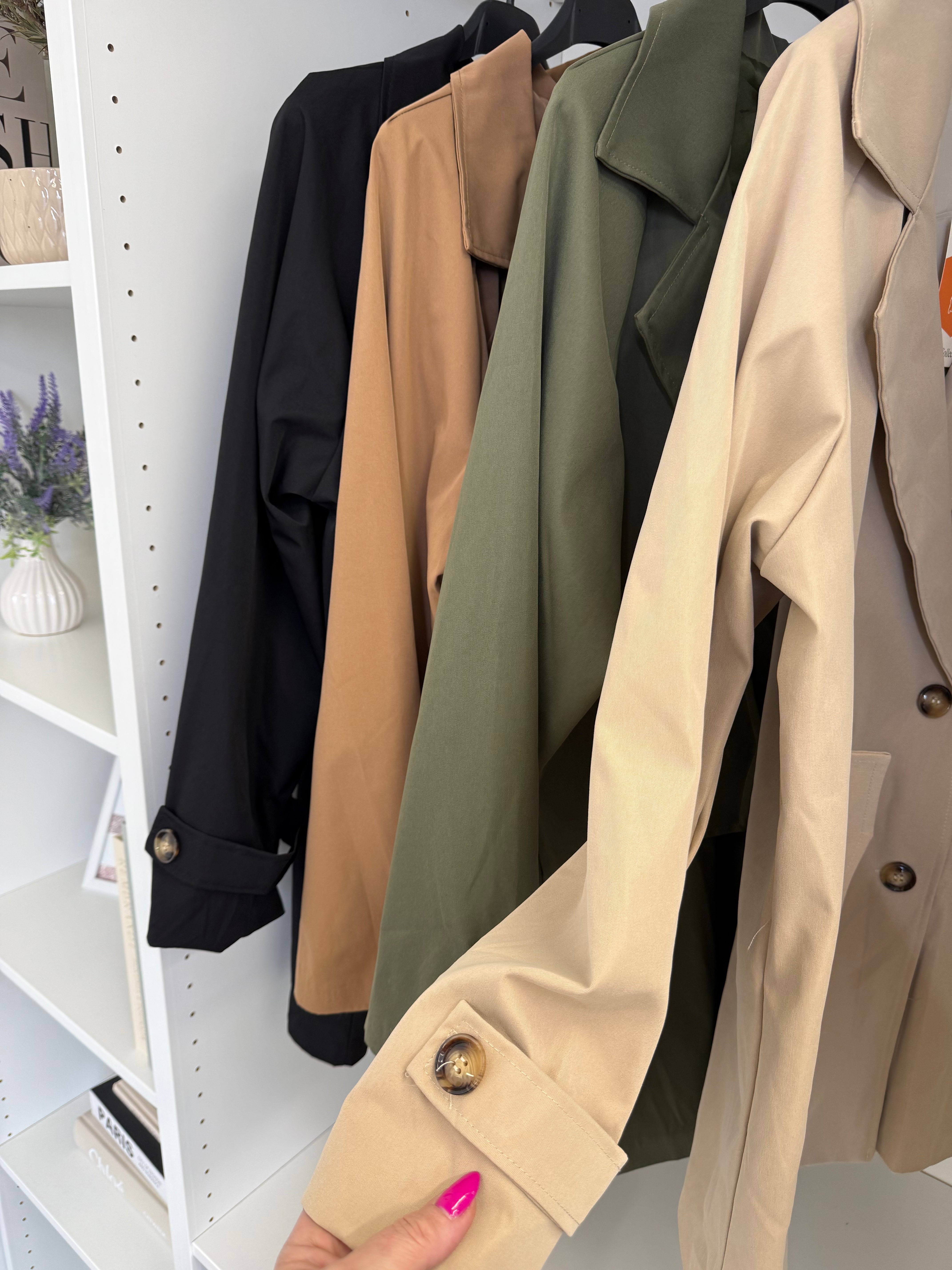 TRENCHCOAT HALF LANG - 1695