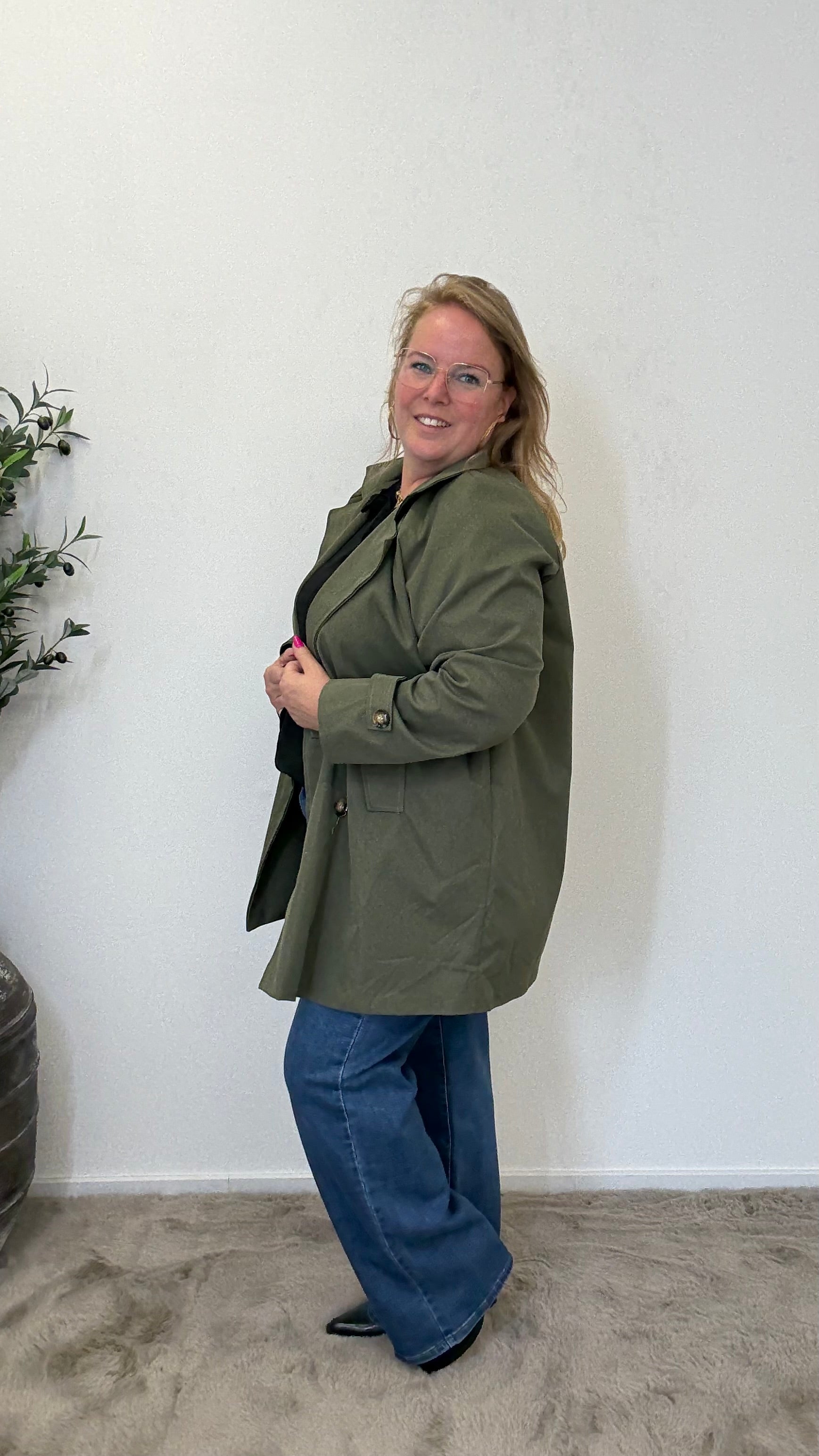 TRENCHCOAT HALF LANG - 1695