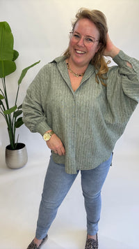 KRIJT STREEP BLOUSE - 1444