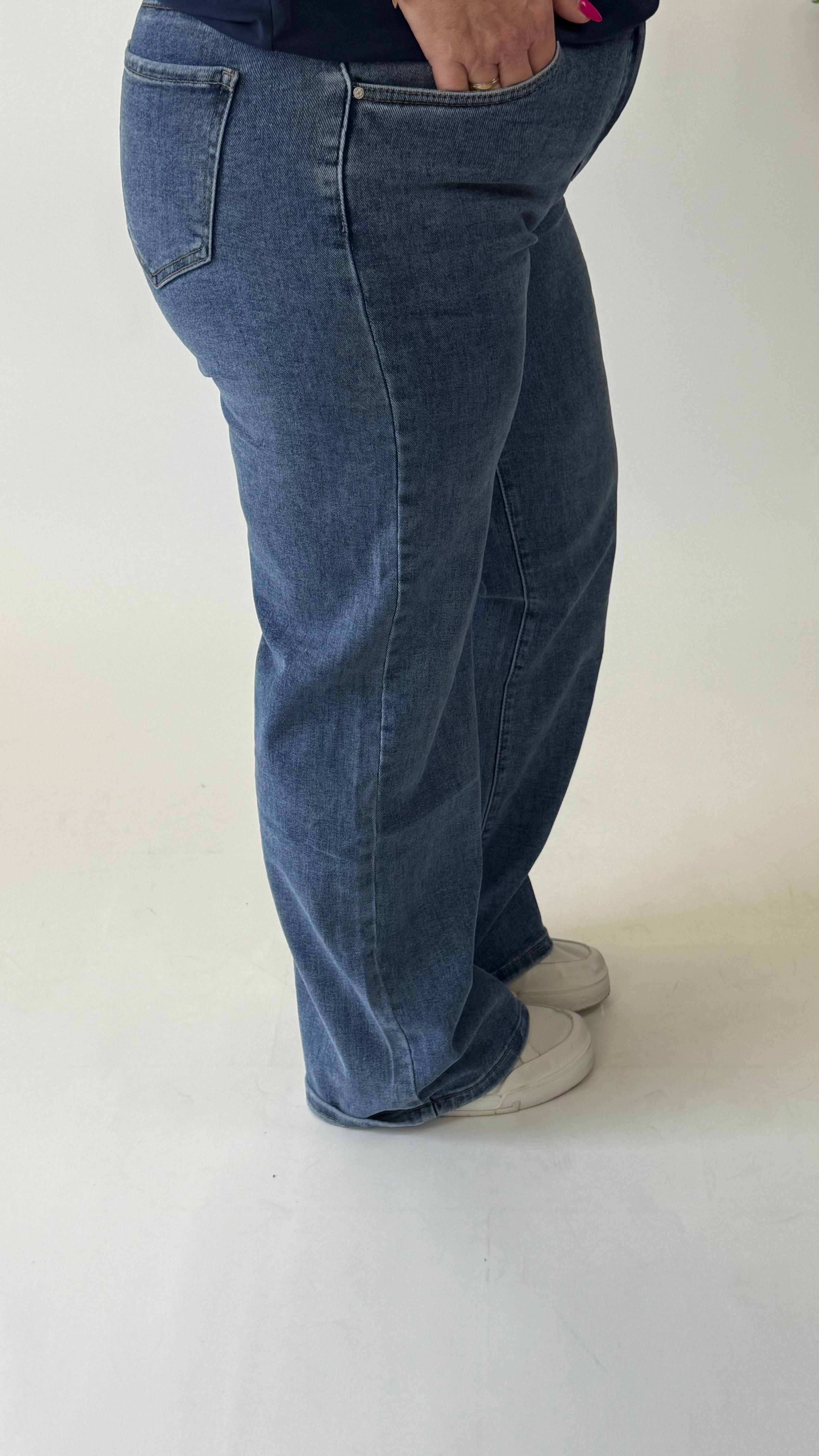 GOODIES DENIM WIDE LEGG  - DJ2512