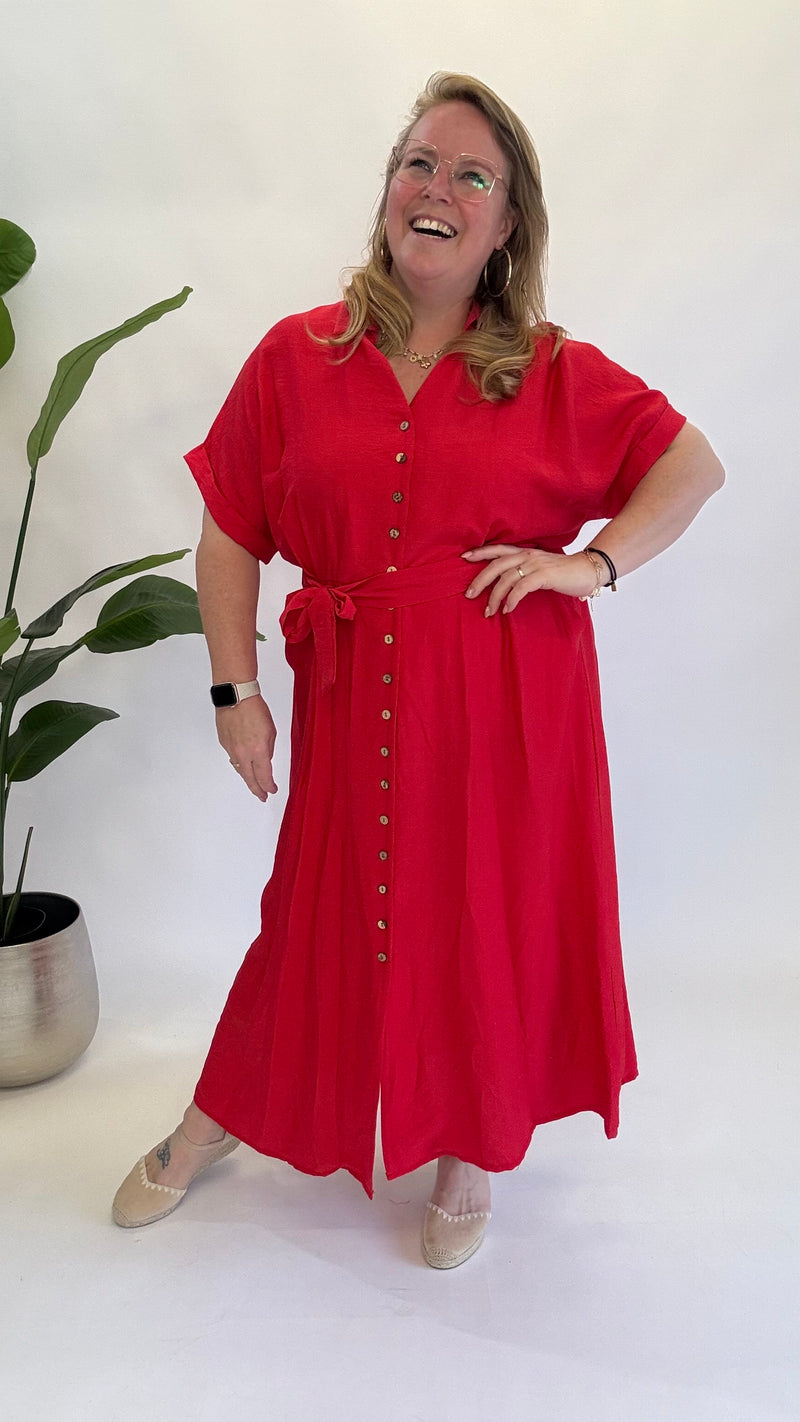 LISA PRINT BLOUSE (36 t/m 48/50)  - 2 KLEUREN