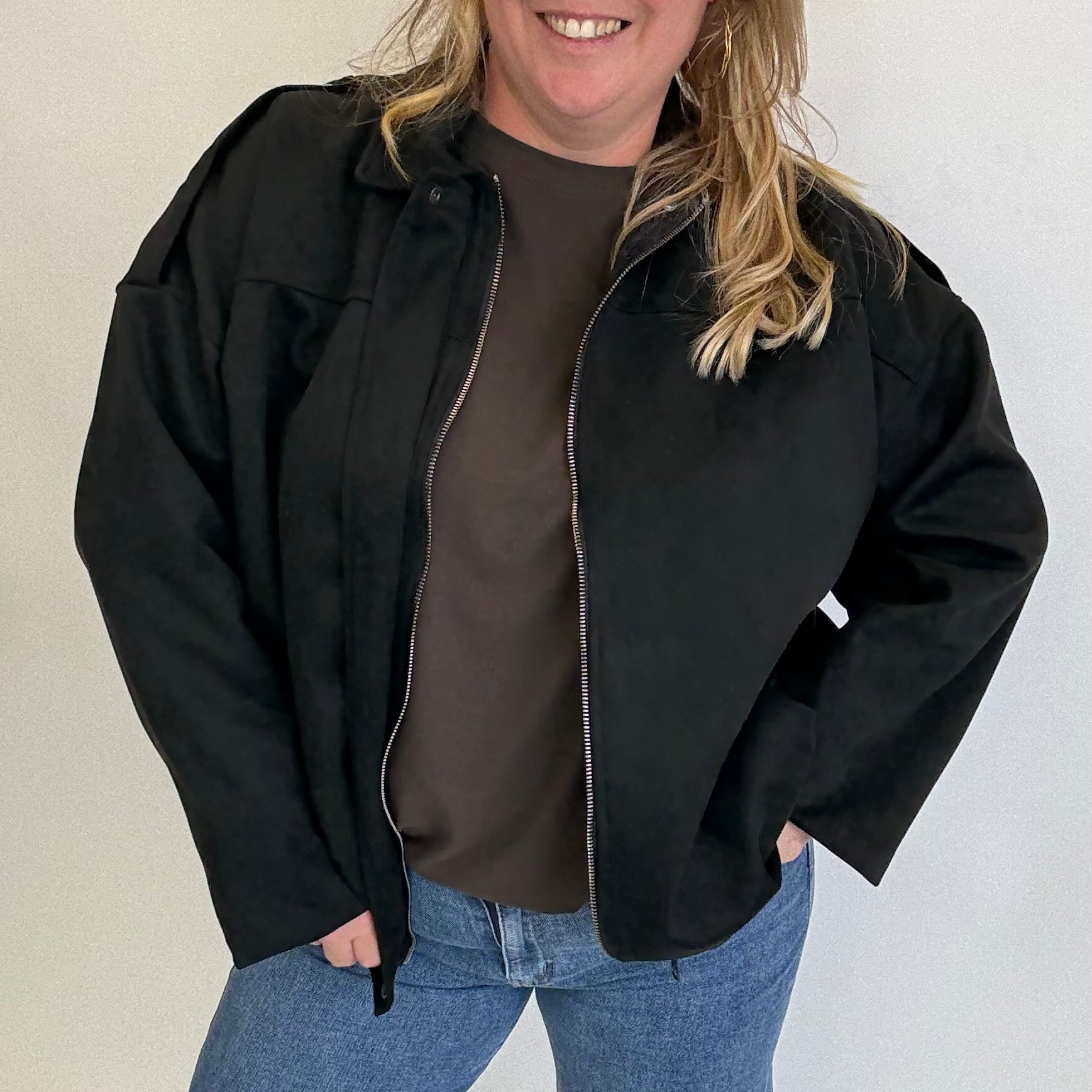 SUEDE JACKET/JAS - 1713