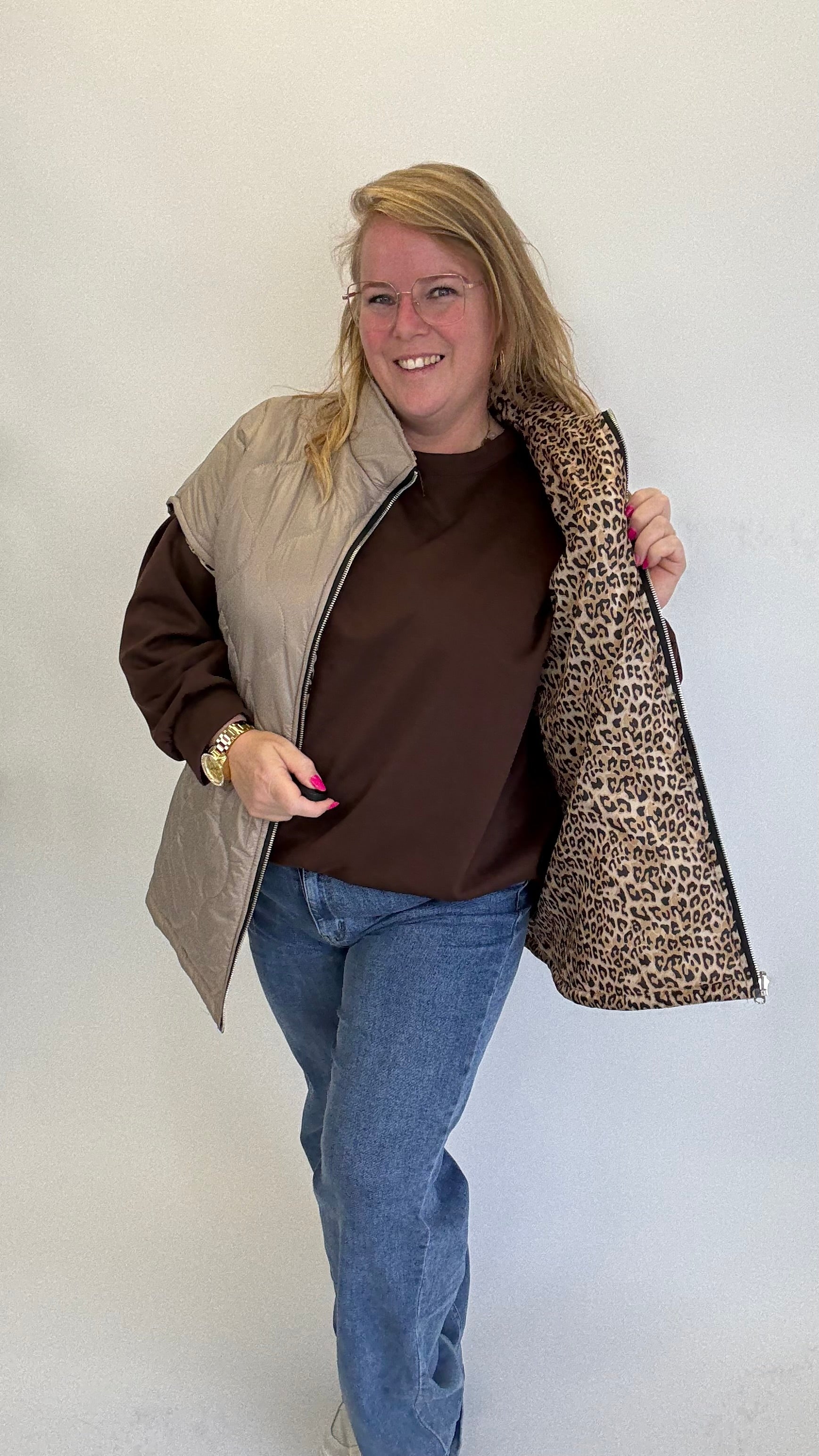 PANTER GILET 2 KANTEN DRAAGBAAR - 1722