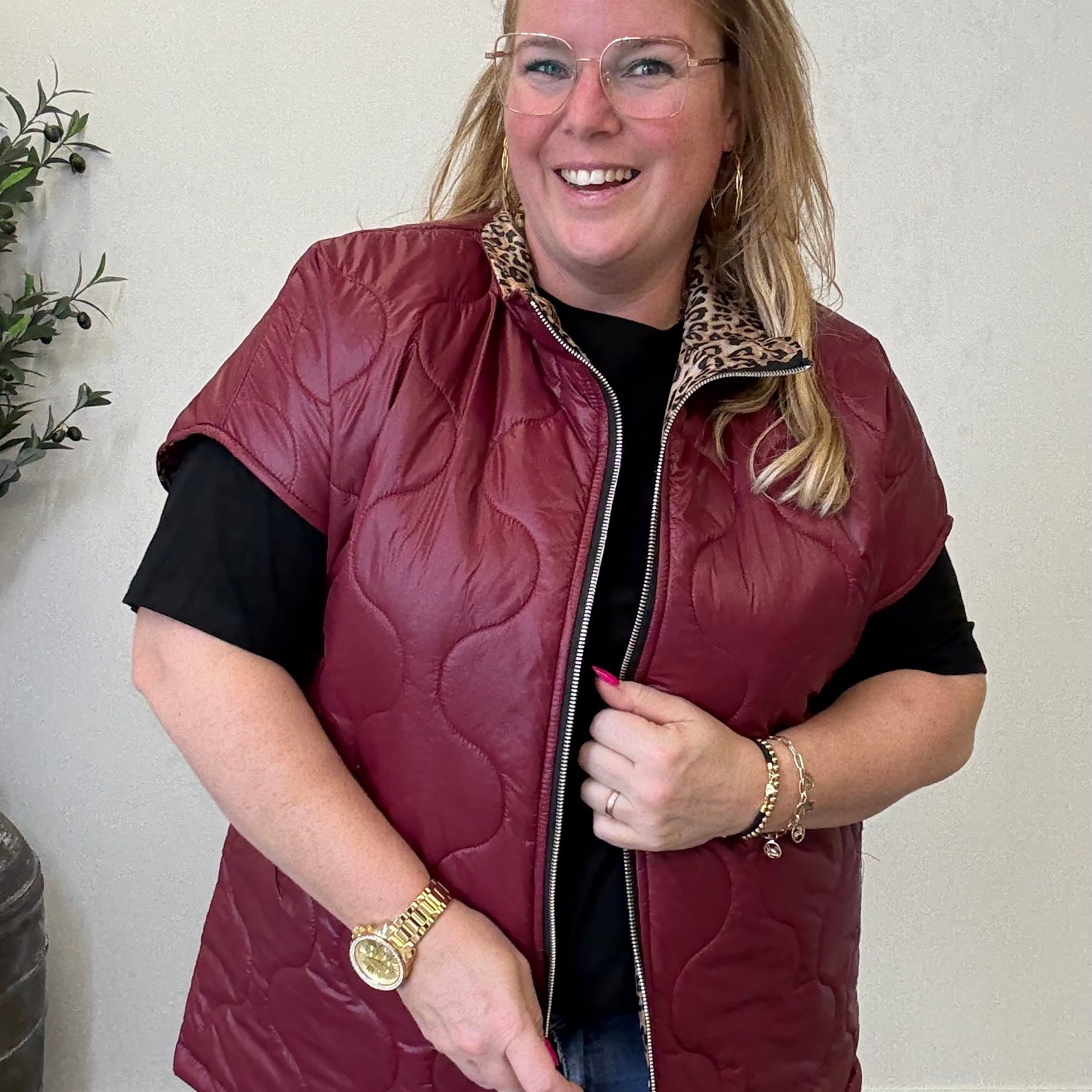 PANTER GILET 2 KANTEN DRAAGBAAR - 1722