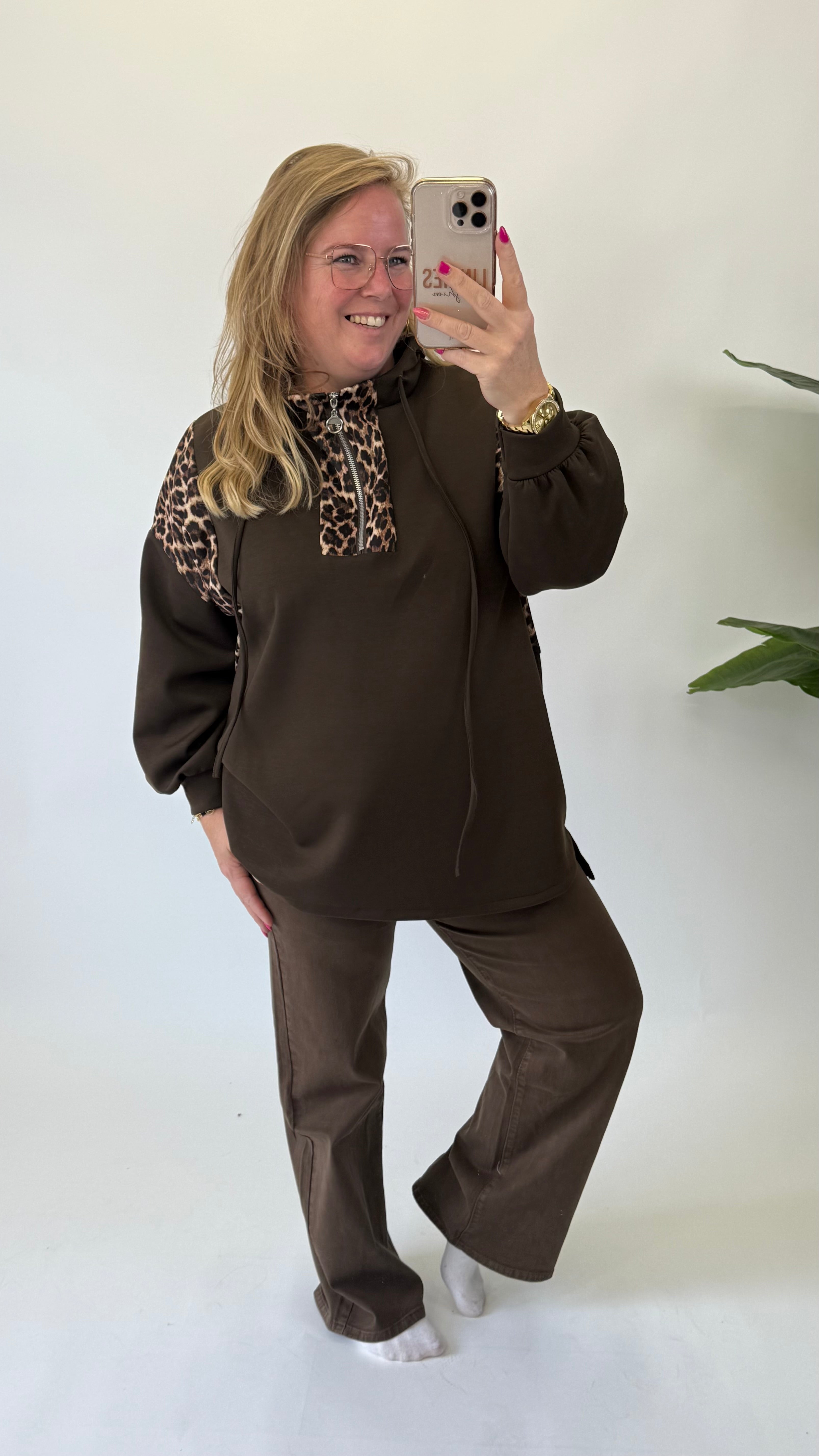 HOODIE/SWEATER LEOPARD - 1716