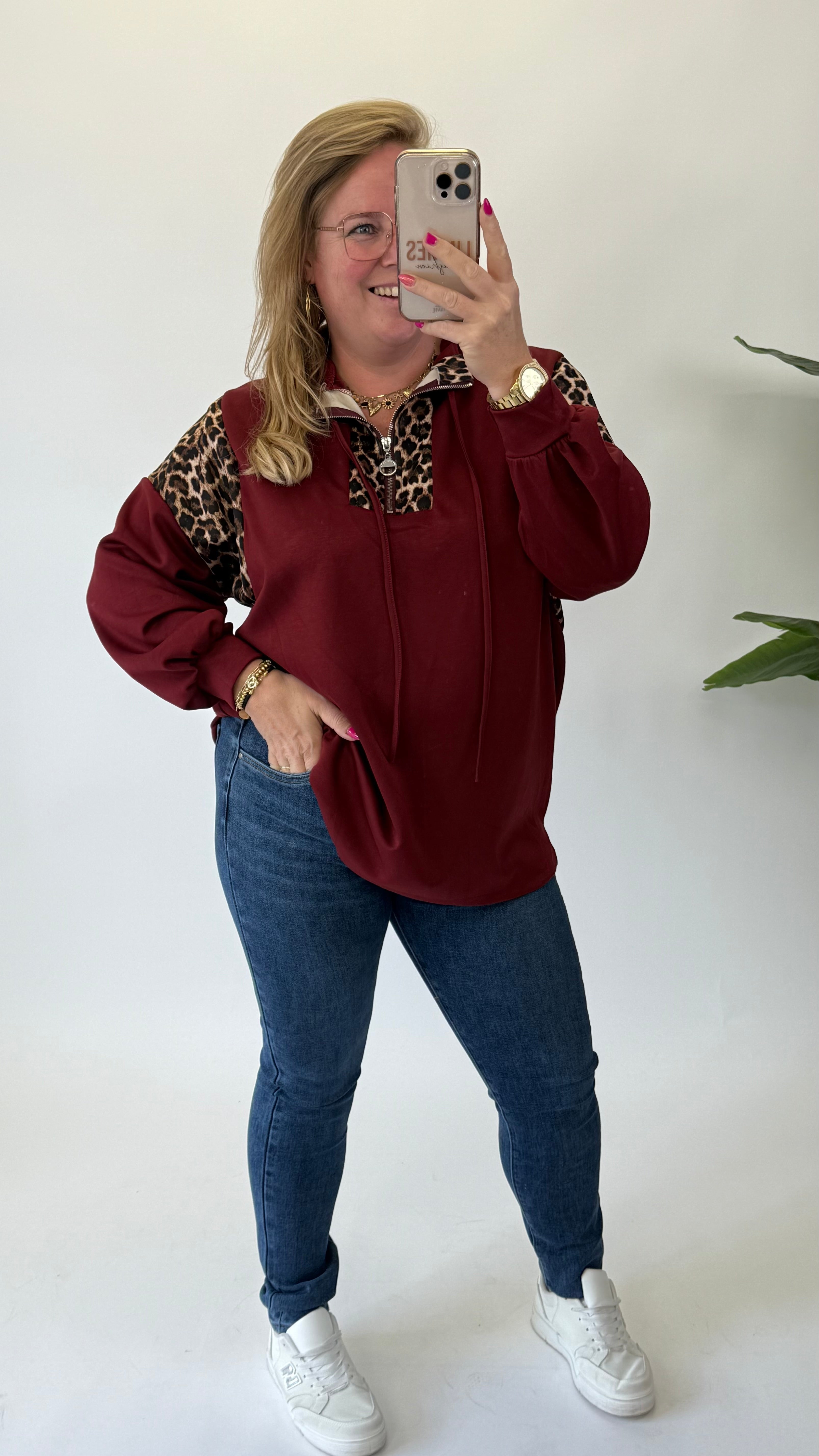 HOODIE/SWEATER LEOPARD - 1716