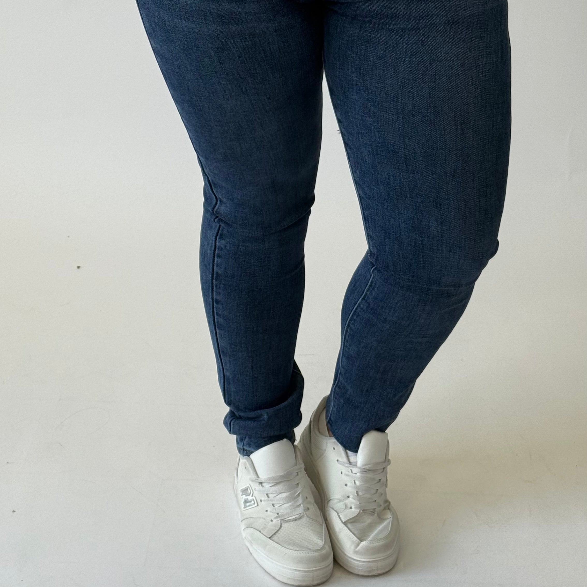 MOM WIDE LEG JEANS MERK GOODIES DJ2456 (40 bis 48) - GRAU