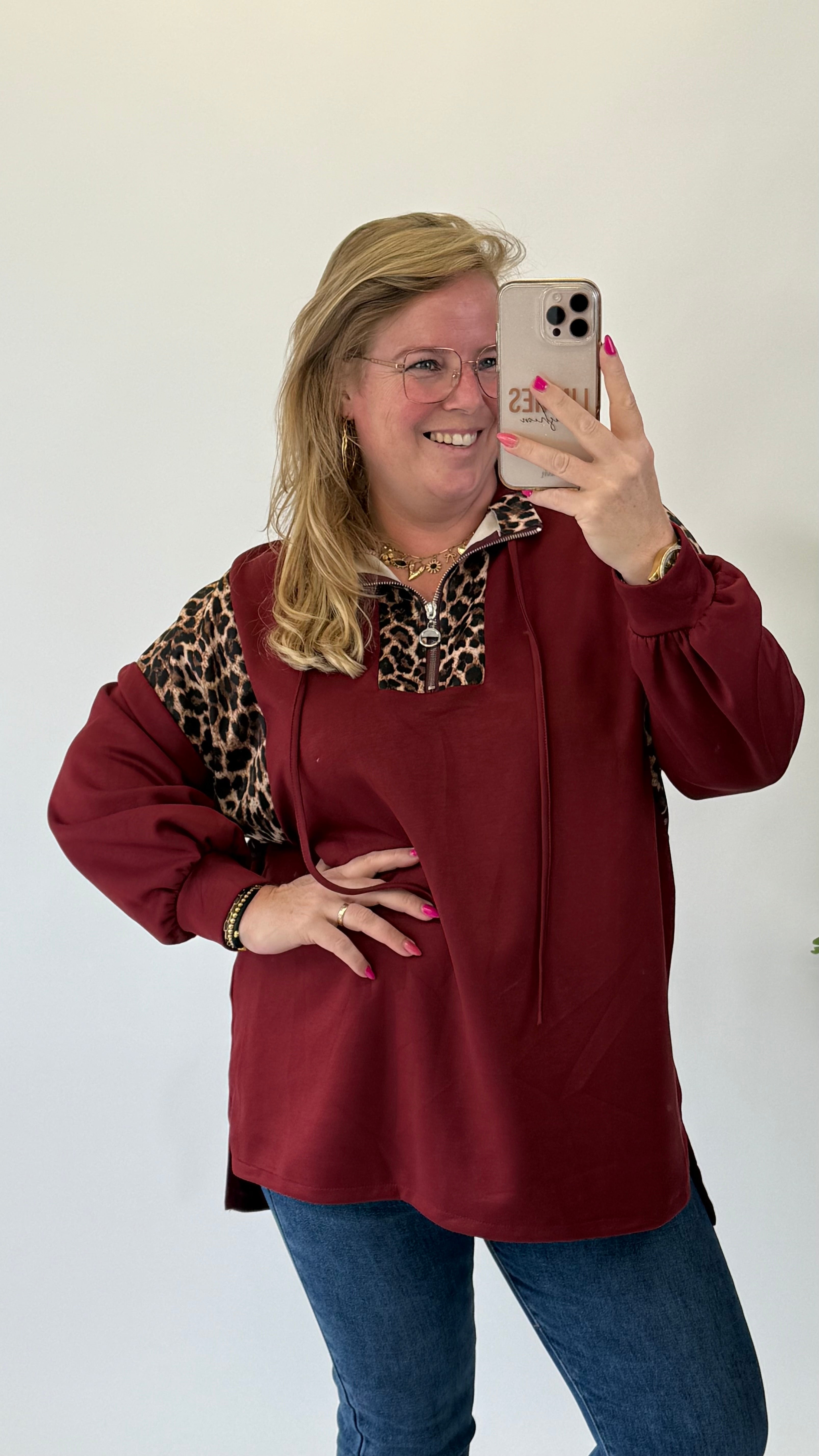 HOODIE/SWEATER LEOPARD - 1716