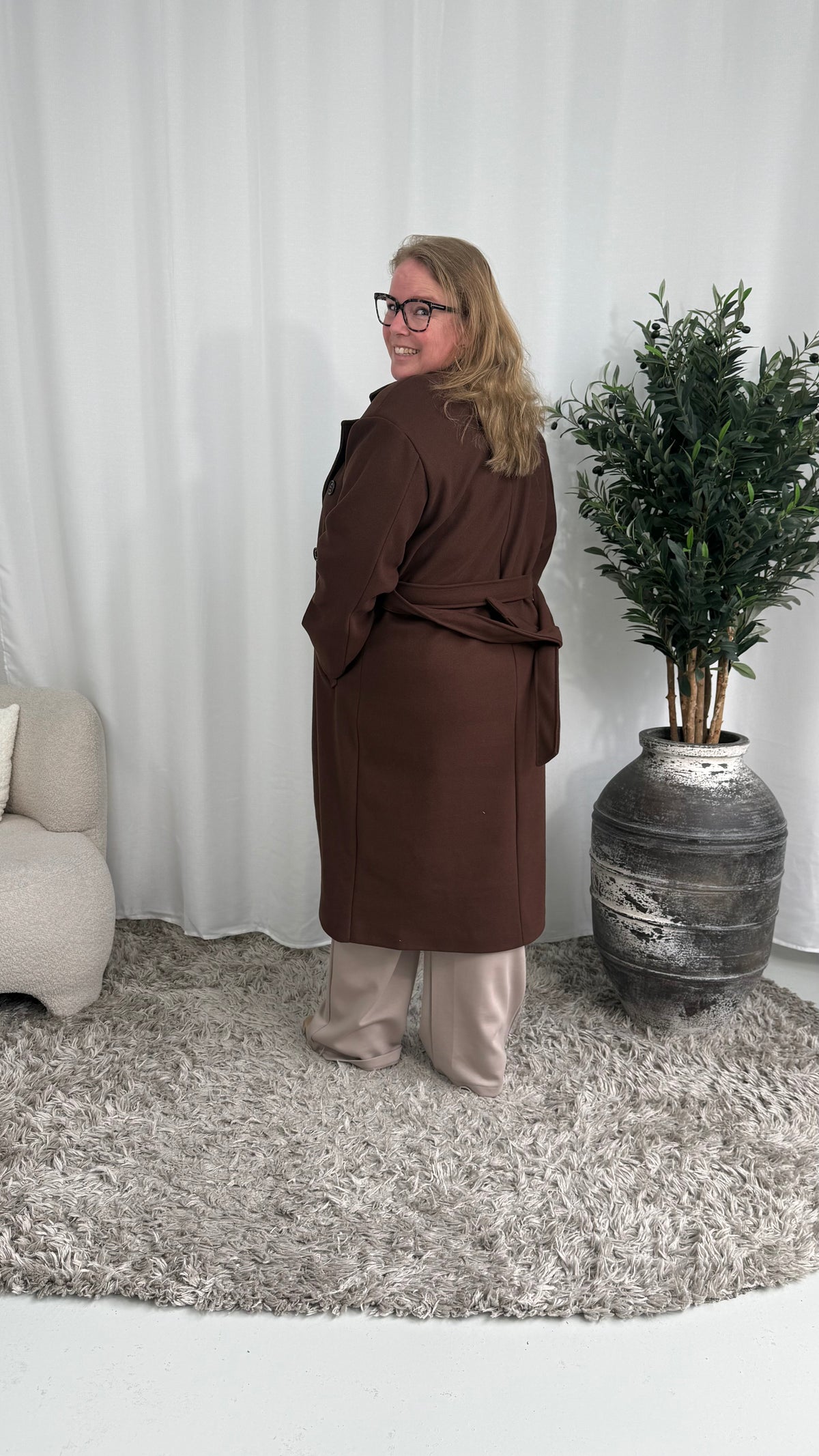 LINNIES TRENCHCOAT BRUIN