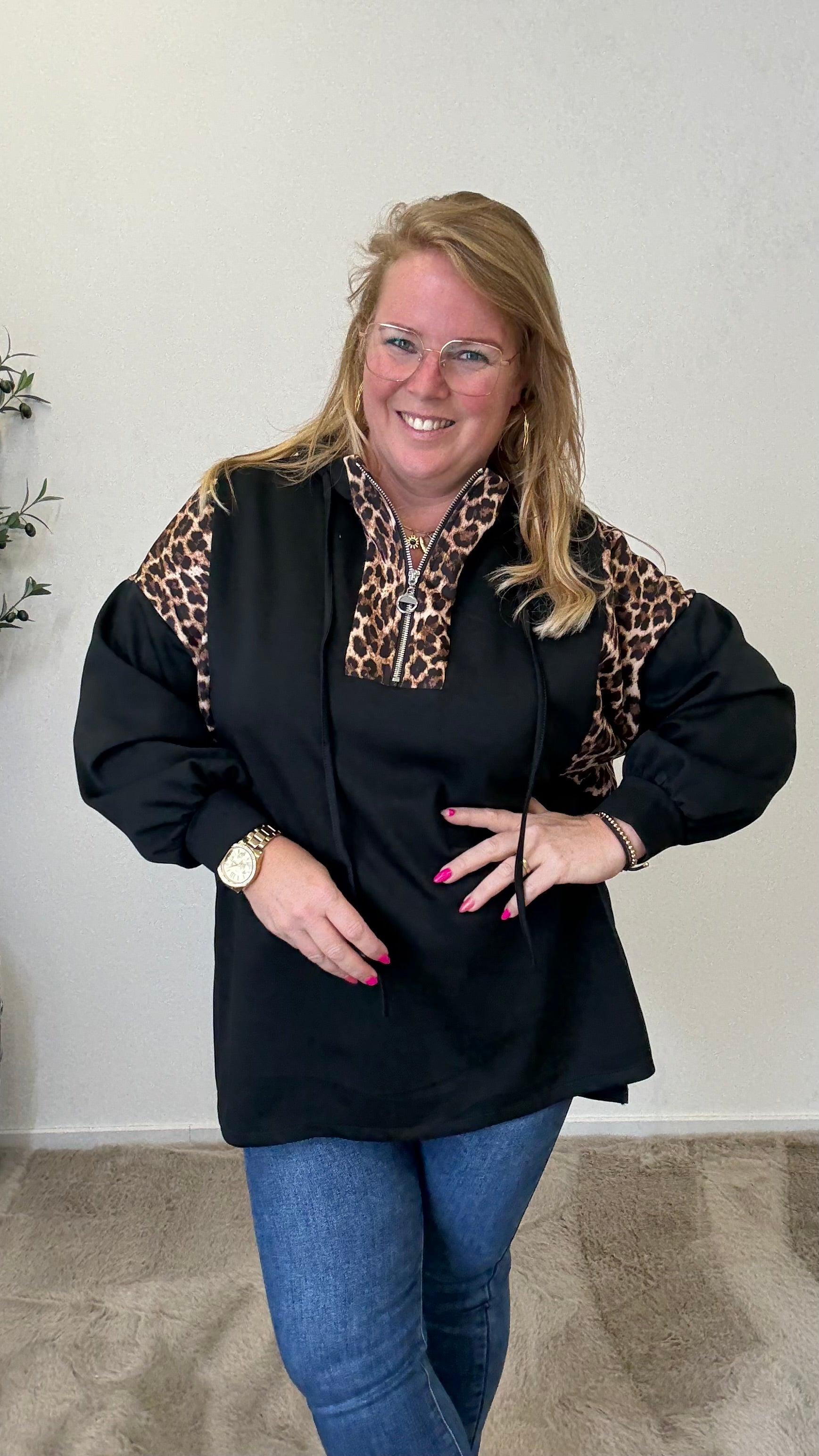 HOODIE/SWEATER LEOPARD - 1716