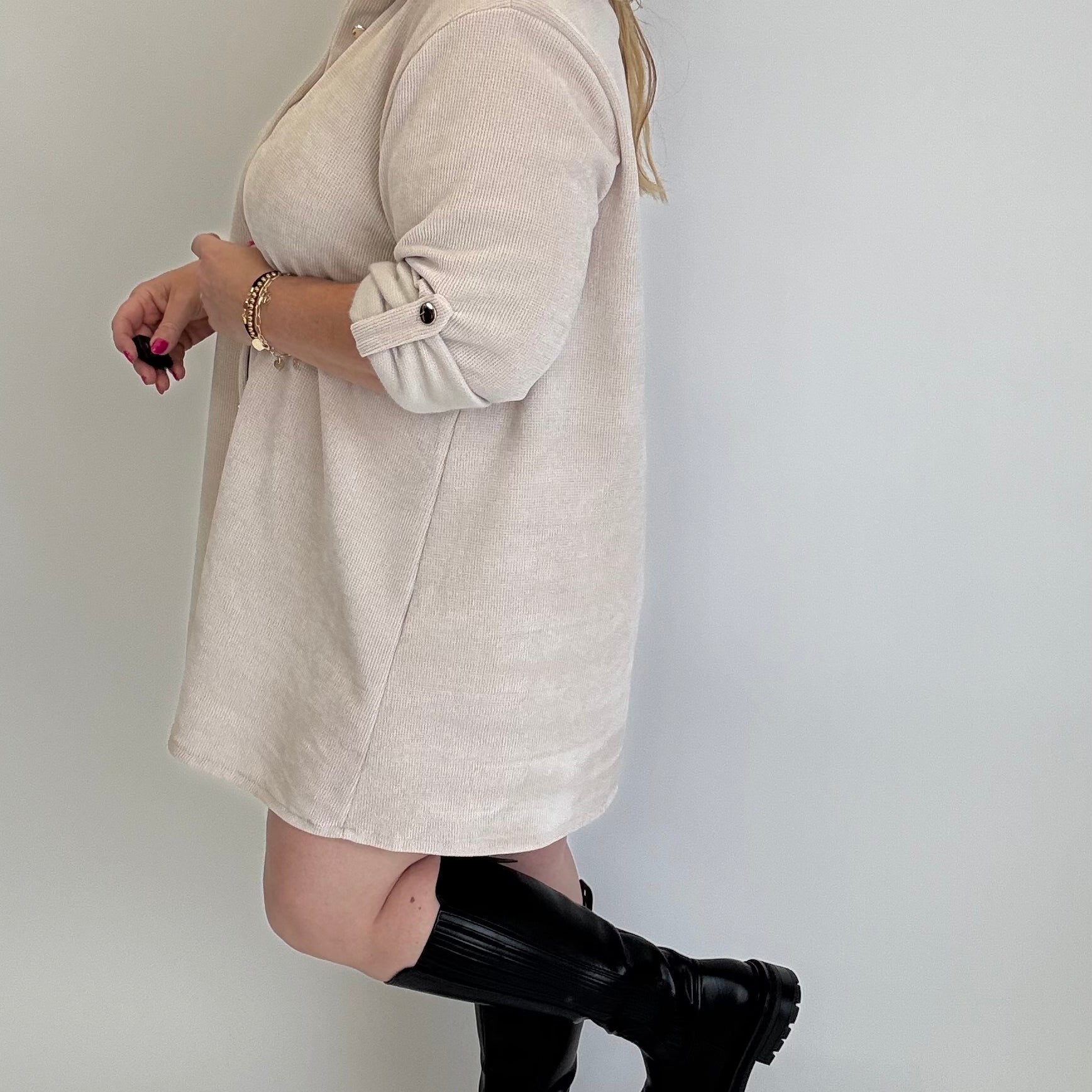 LANGE LENA LAARZEN - ZWART