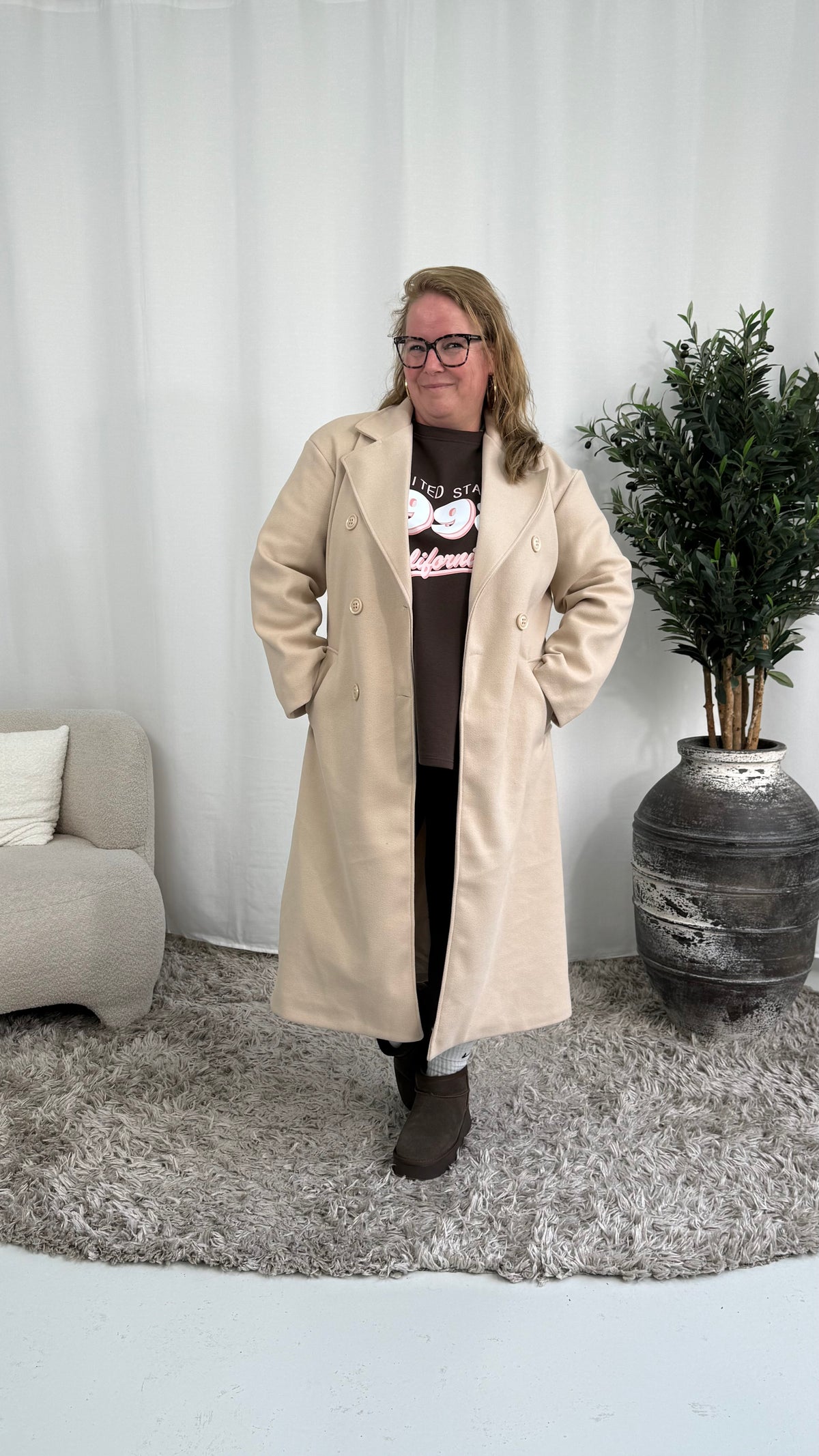 LINNIES TRENCHCOAT TAUPE