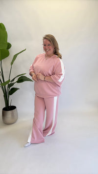 ZEBRA LEATHERLOOK BROEK (46 t/m 52) - 2 KLEUREN