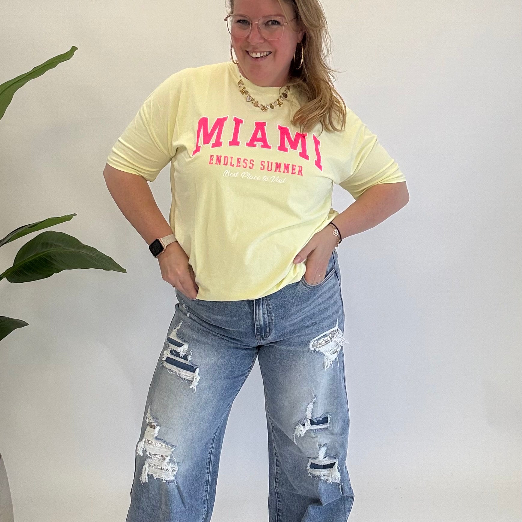 MONDAY JEANS WIDE LEG DENIM - PPSA6061-M