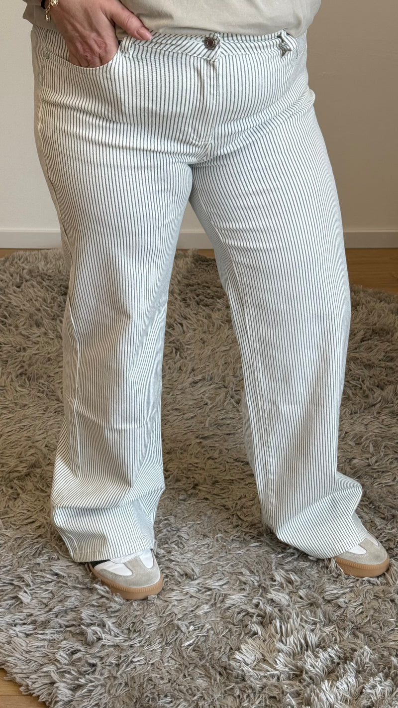 GOODIES JEANS WIDE LEG STREEP - Q839