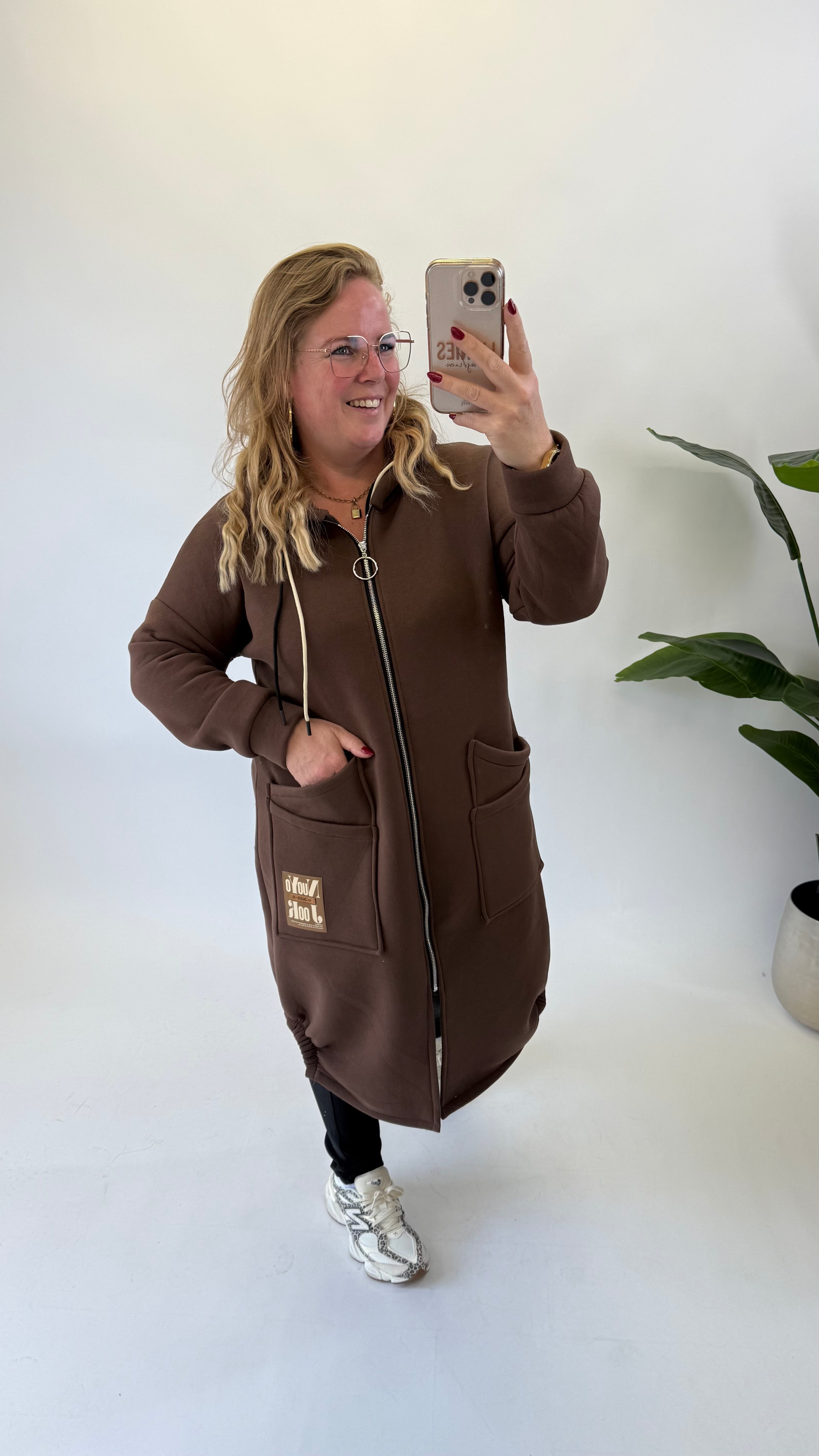LANGE VEST MET RITS - 1729