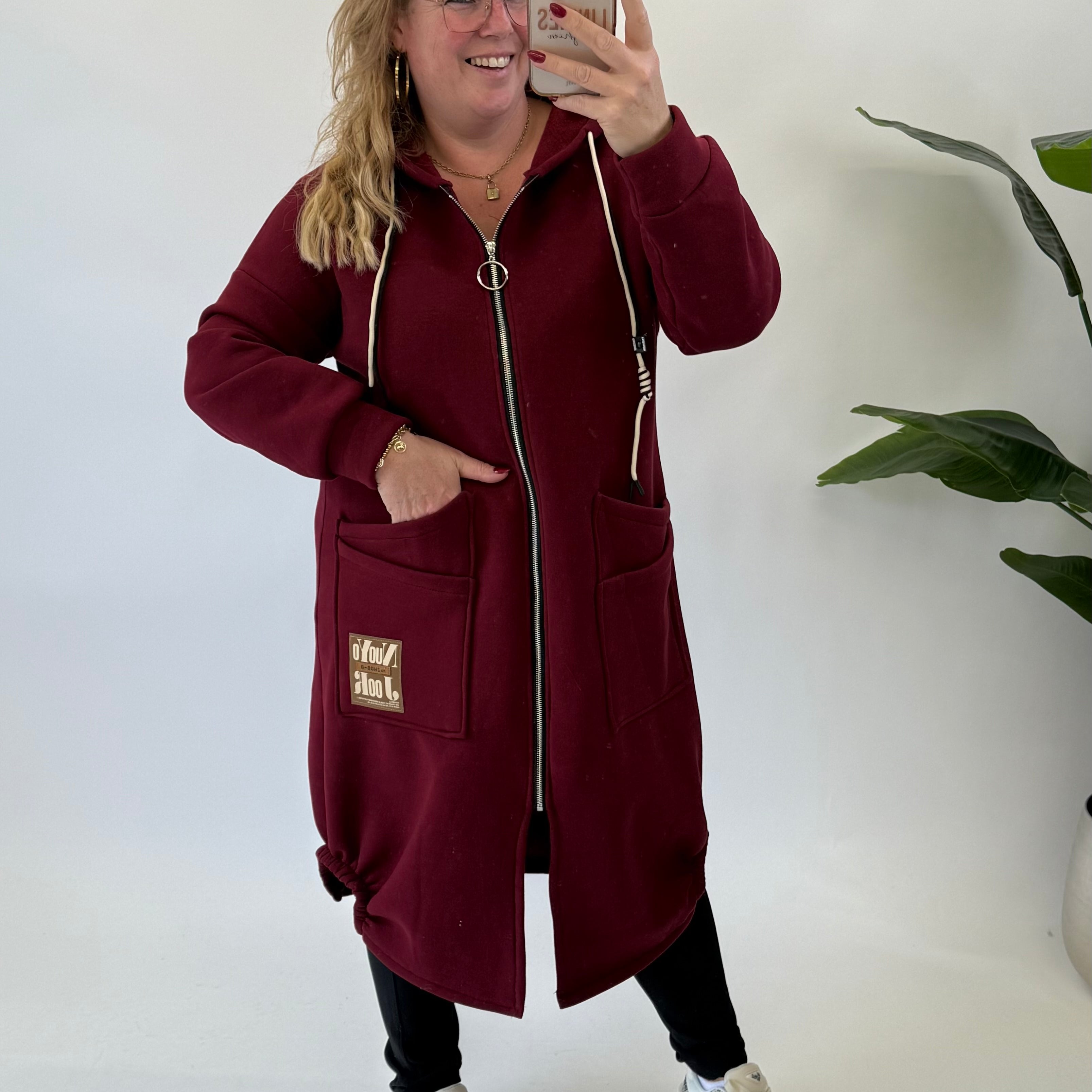 LANGE VEST MET RITS - 1729