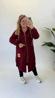 LANGE VEST MET RITS - 1729