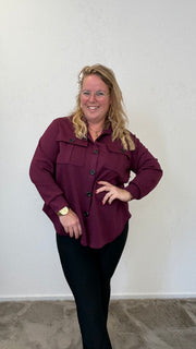 JOGGER VESTJE MET KNOOP - 1730