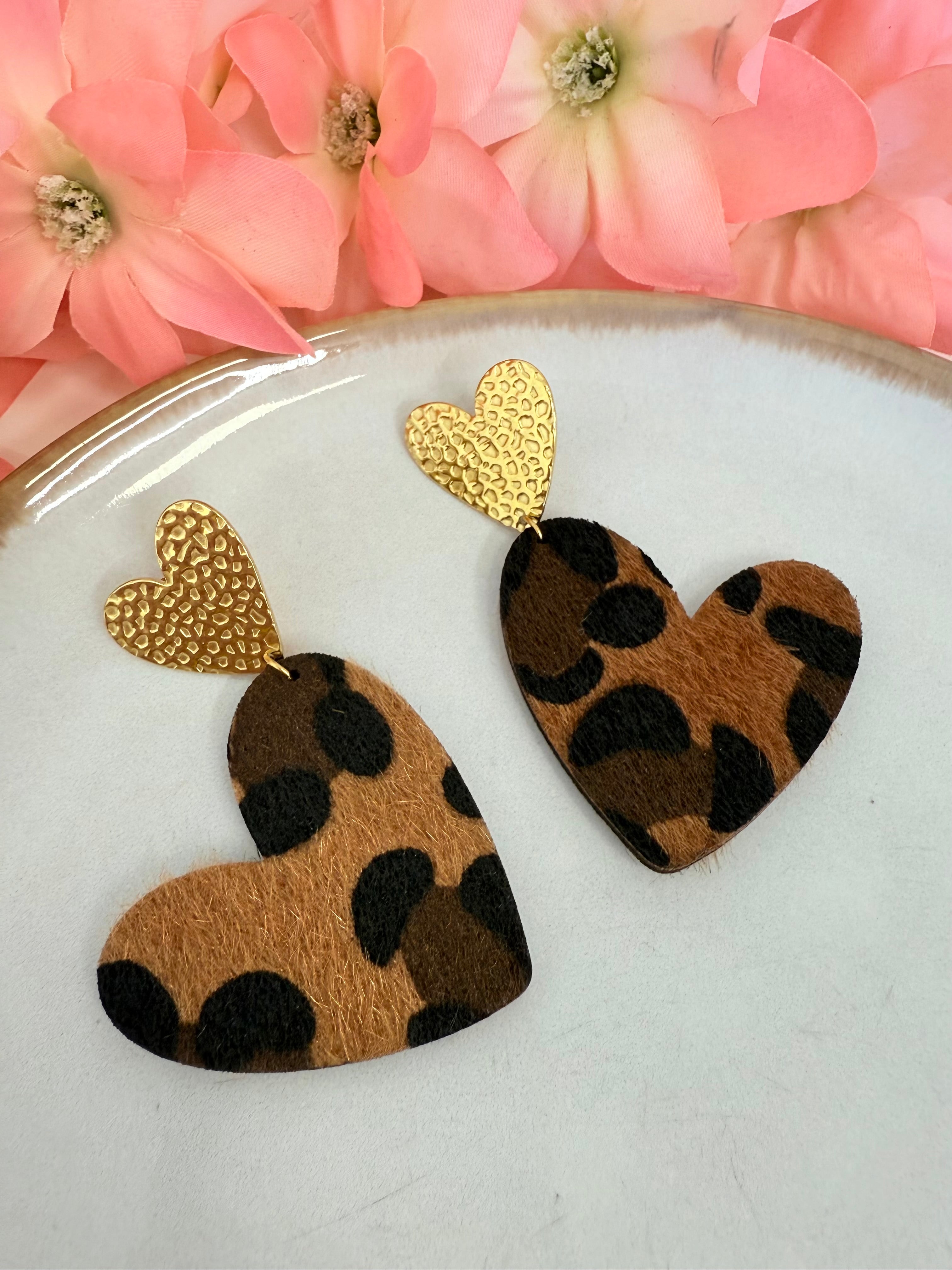 OVAALE STEINOHRRINGE - 2 KLAR