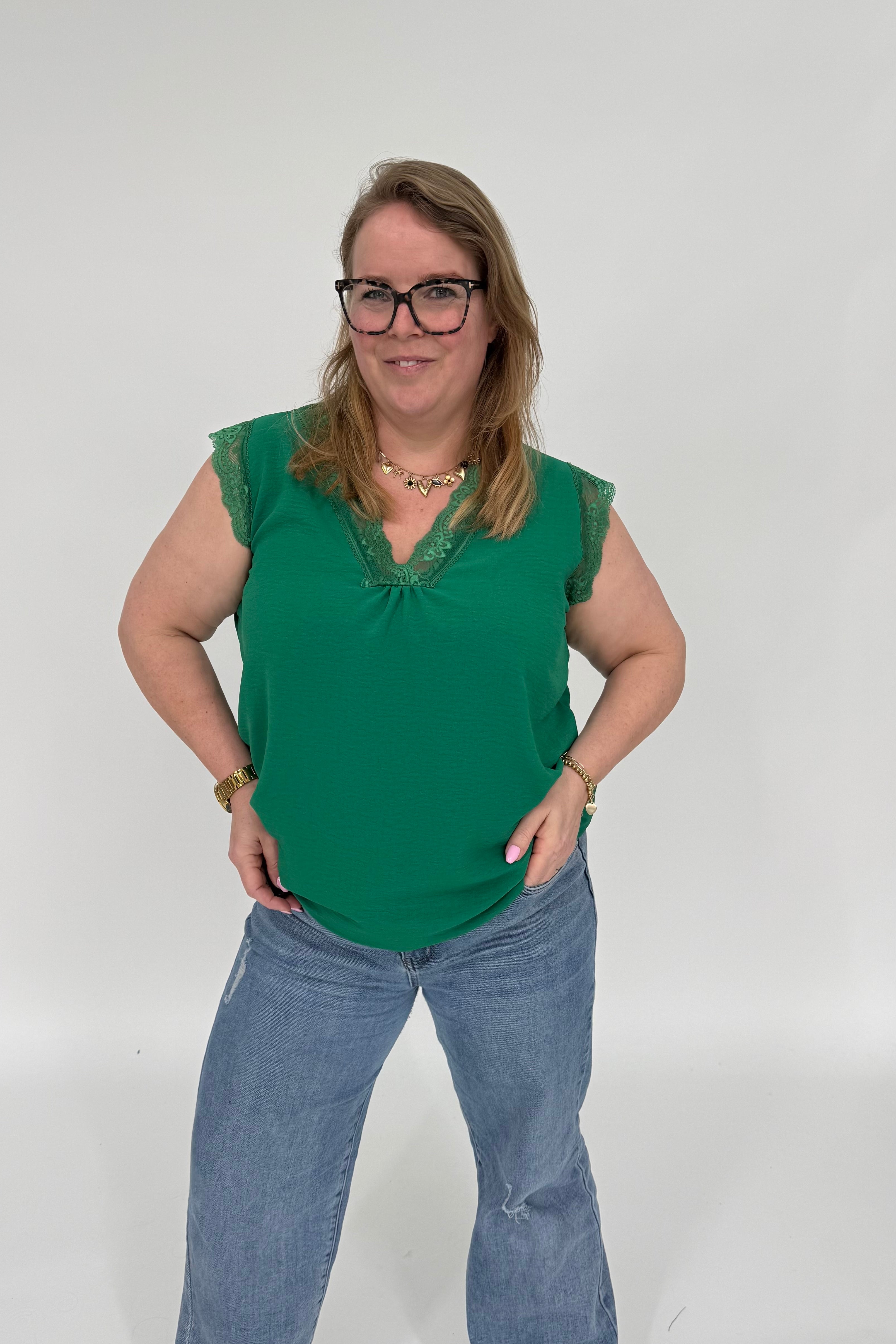 MILA TOP GUCCI GROEN