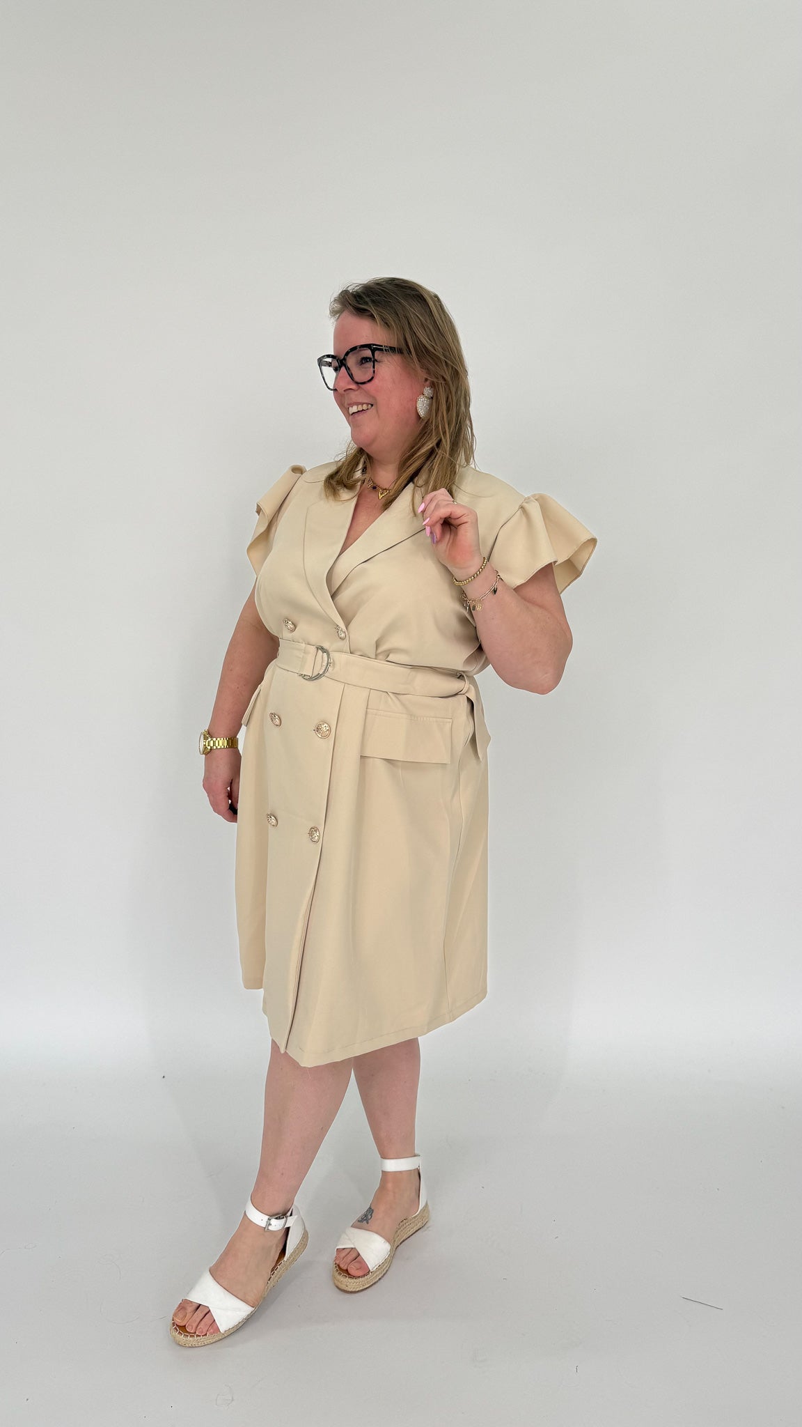 CHIC BUTTON JURK - 1981