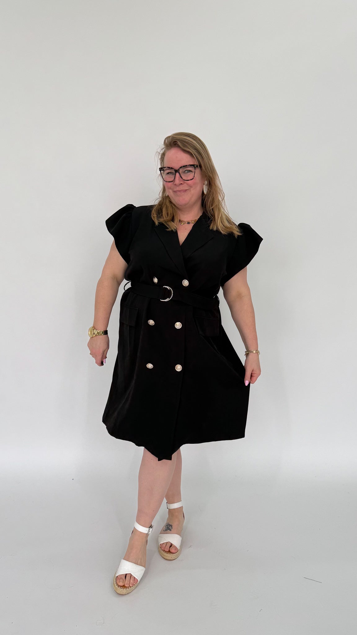 CHIC BUTTON JURK - 1981