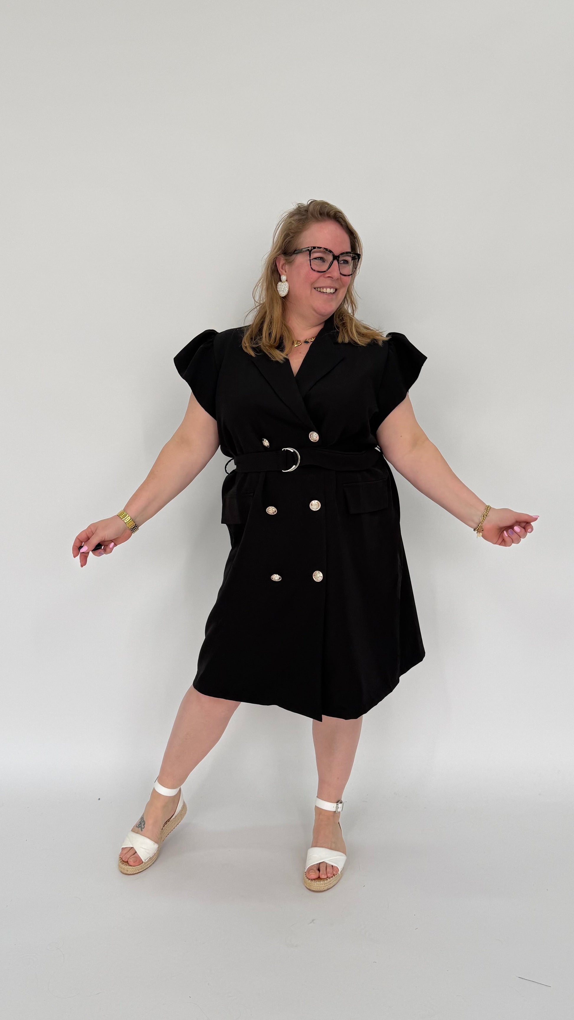 CHIC BUTTON JURK -1981