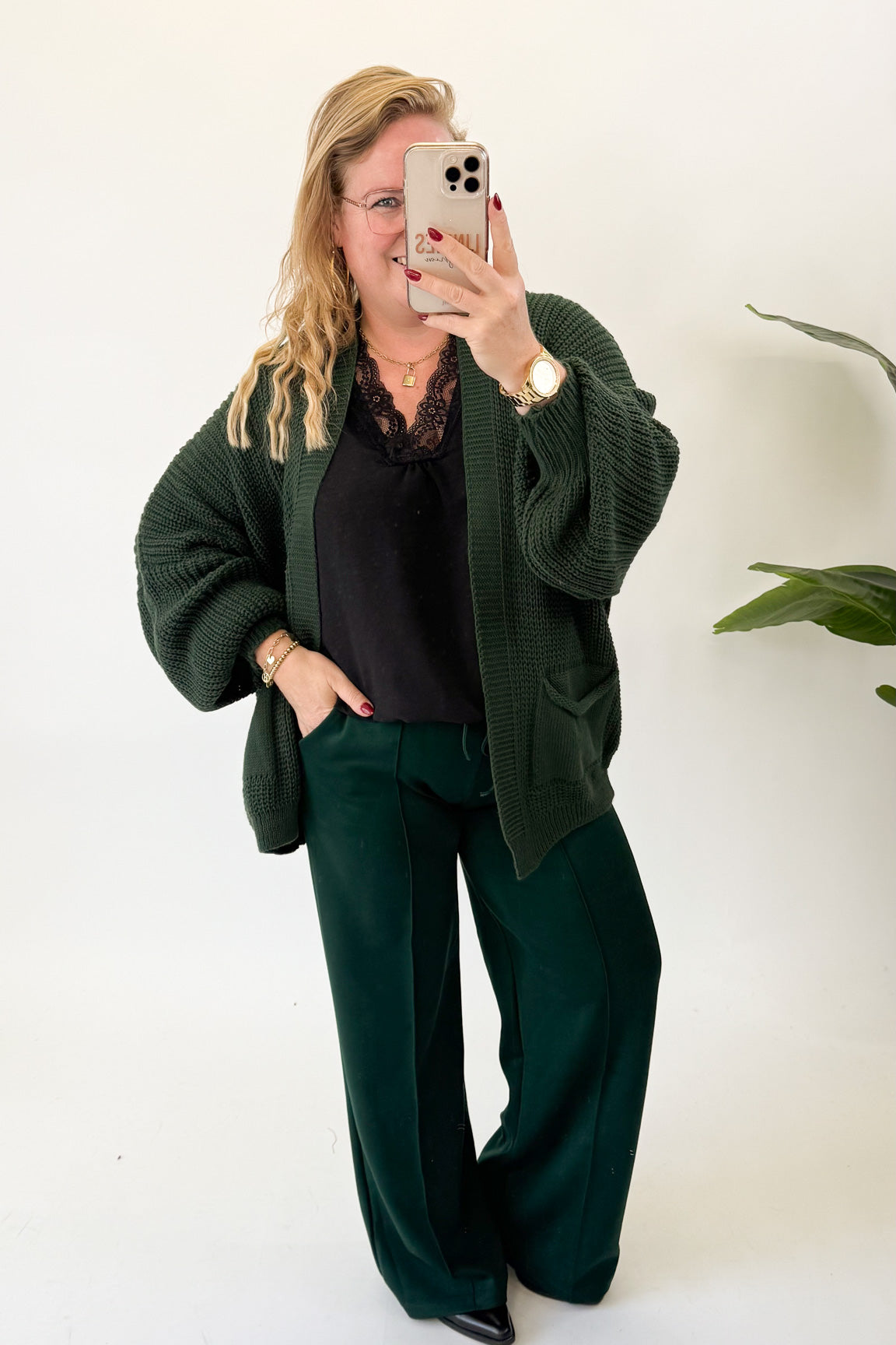 JOGGER PANTALON LINNIES DENNENGROEN