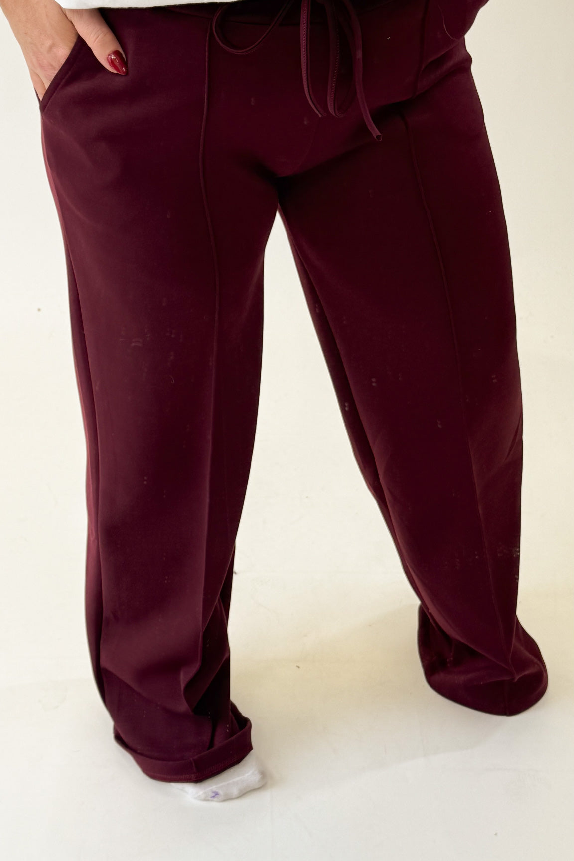 JOGGER PANTALON LINNIES BURGUNDY