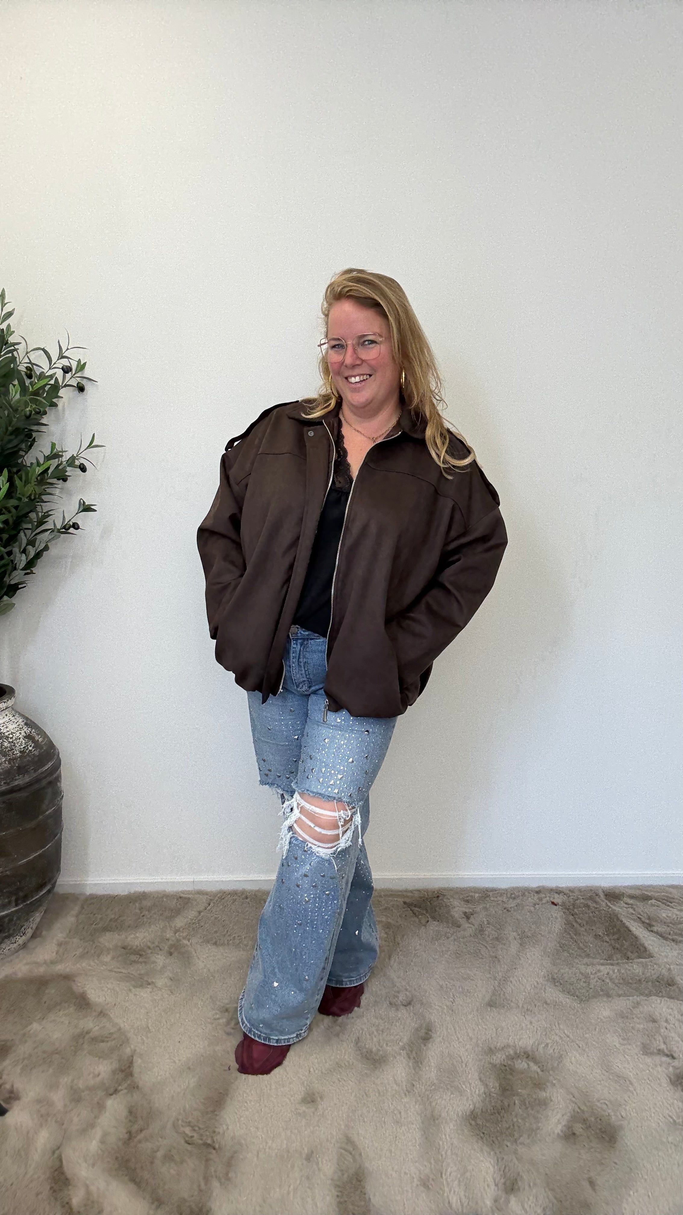 SUEDE JACKET/JAS - 1713