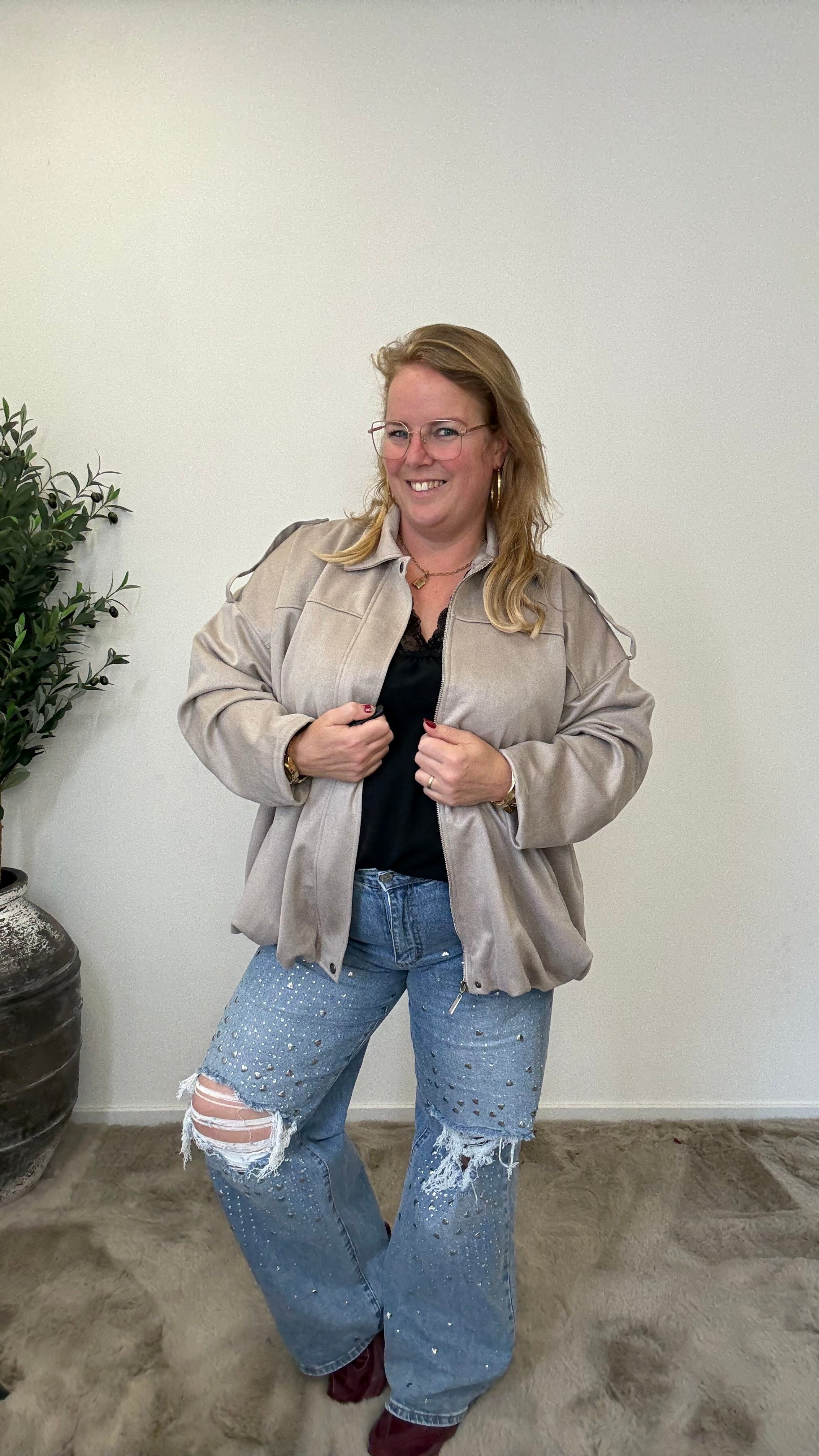 SUEDE JACKET/JAS - 1713