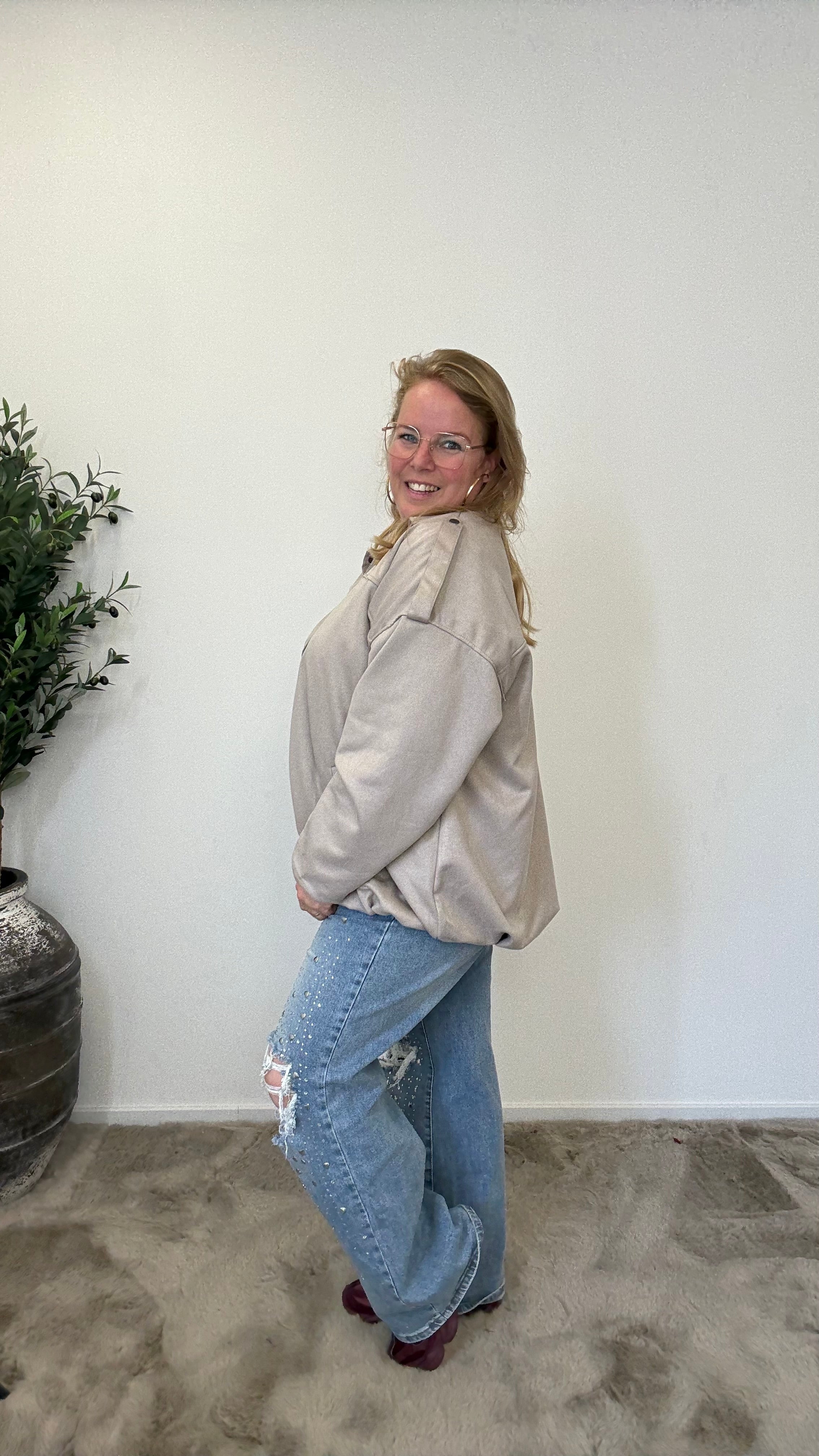 SUEDE JACKET/JAS - 1713