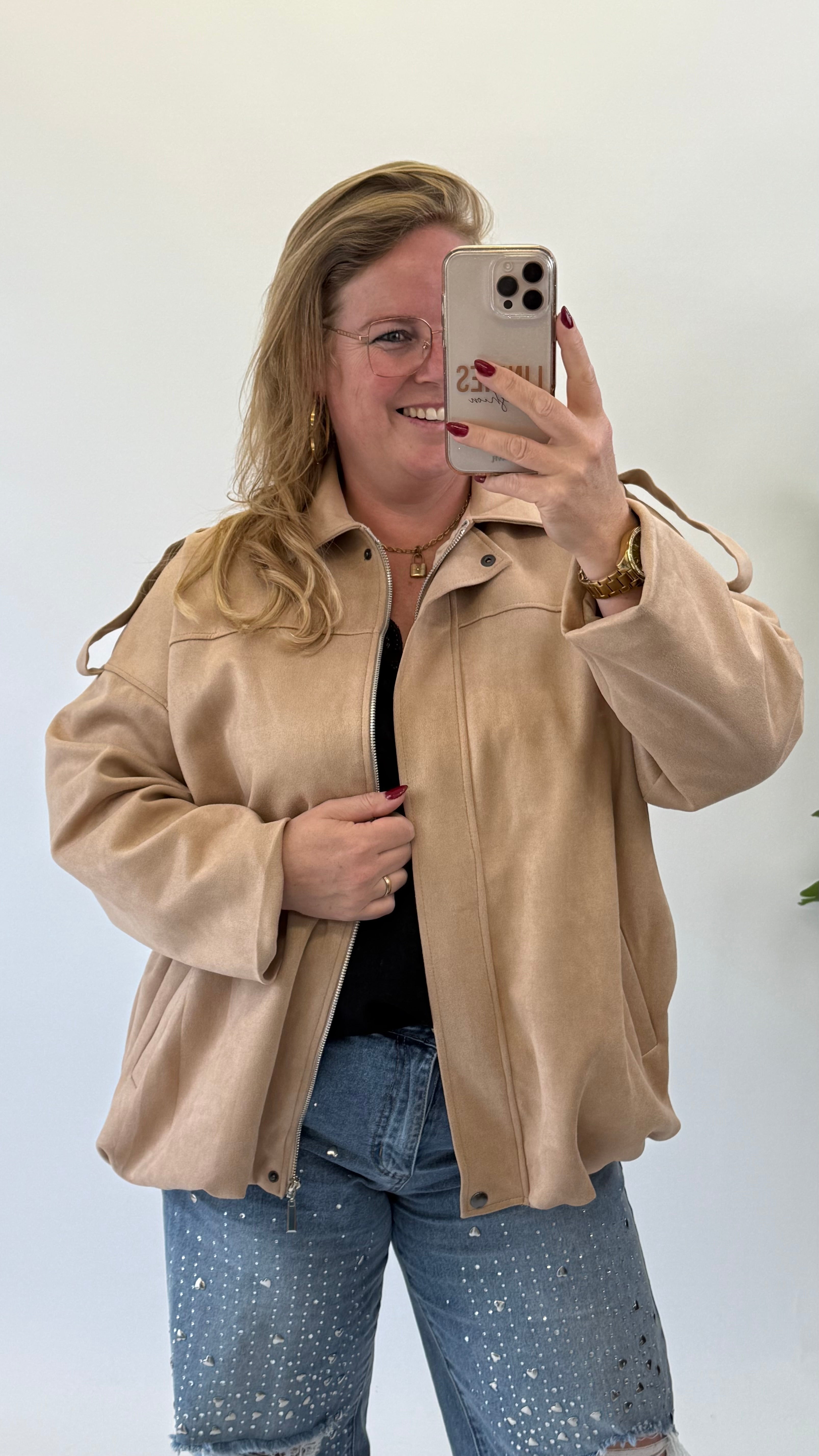 SUEDE JACKET/JAS - 1713