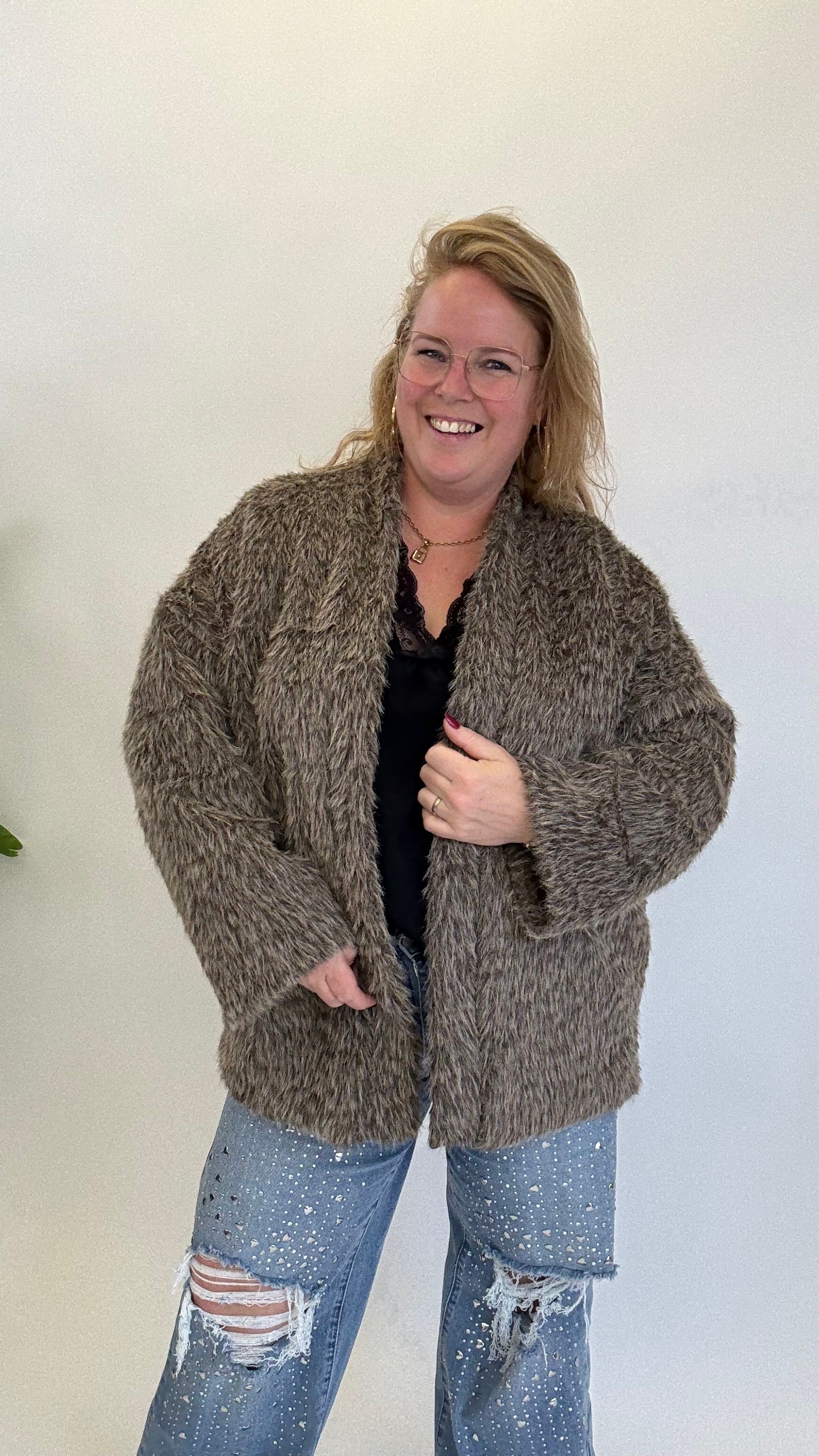 FAUX FUR JAS - 1742