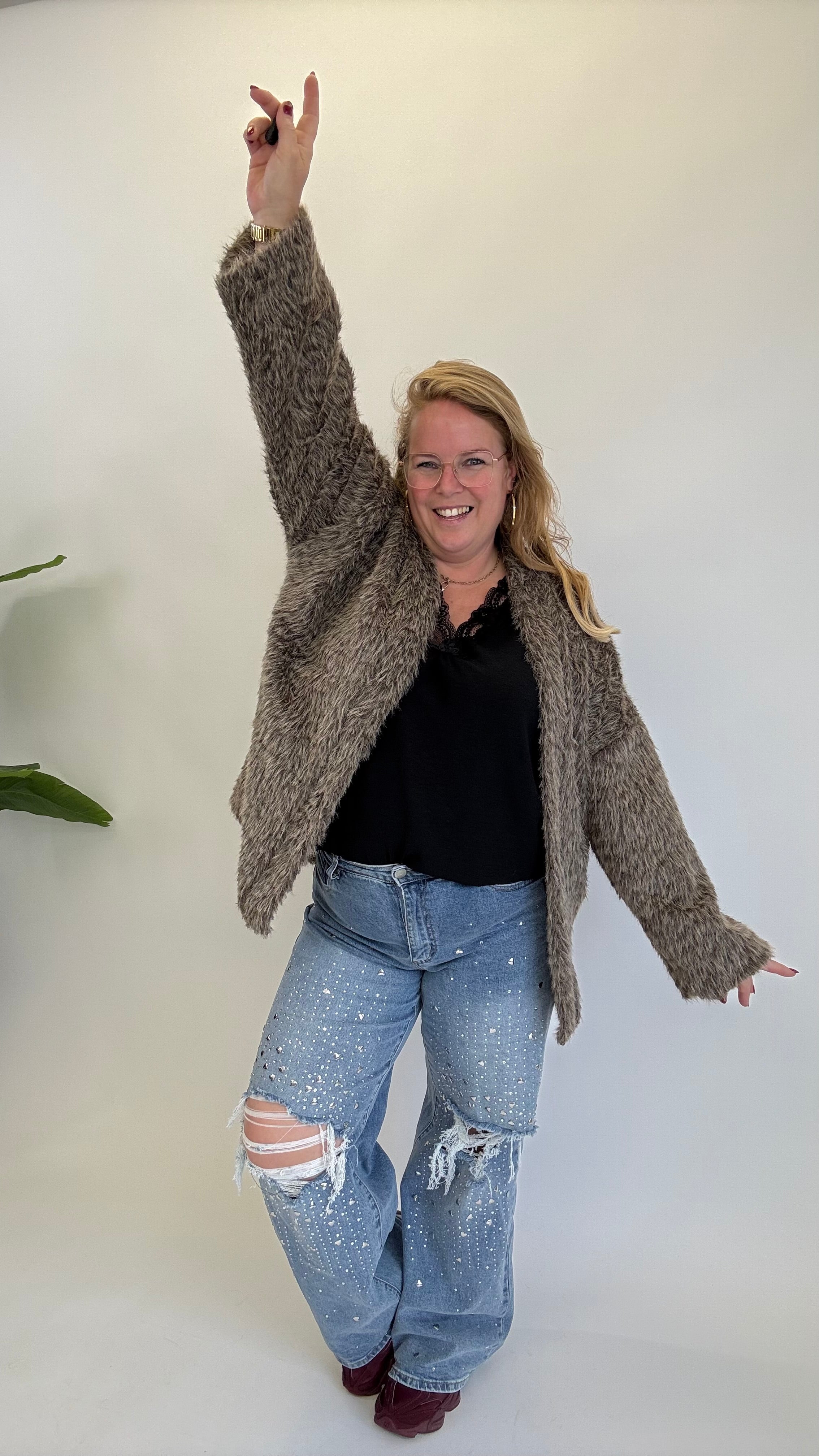 FAUX FUR JAS - 1742