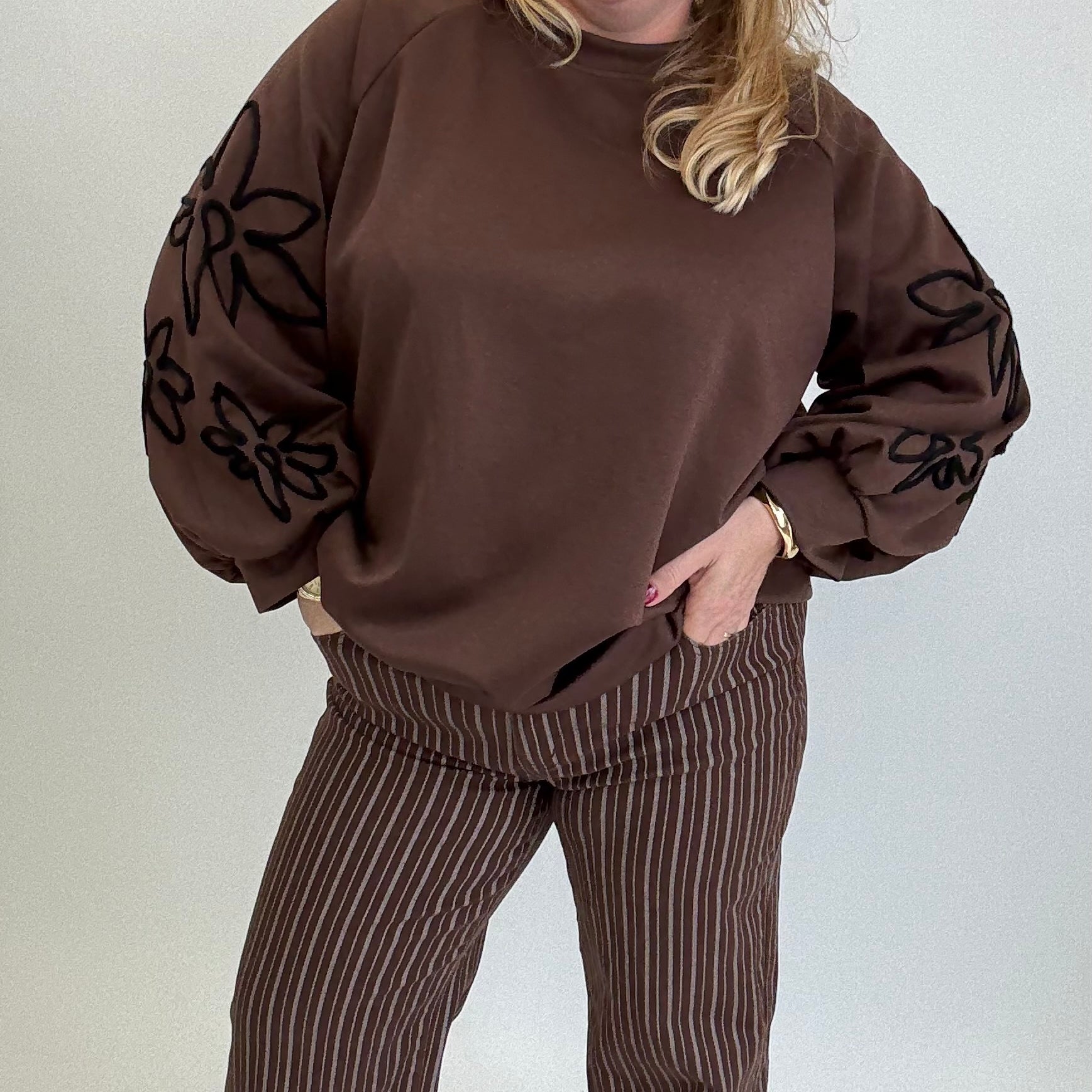 FLOWER SWEATER - 1743