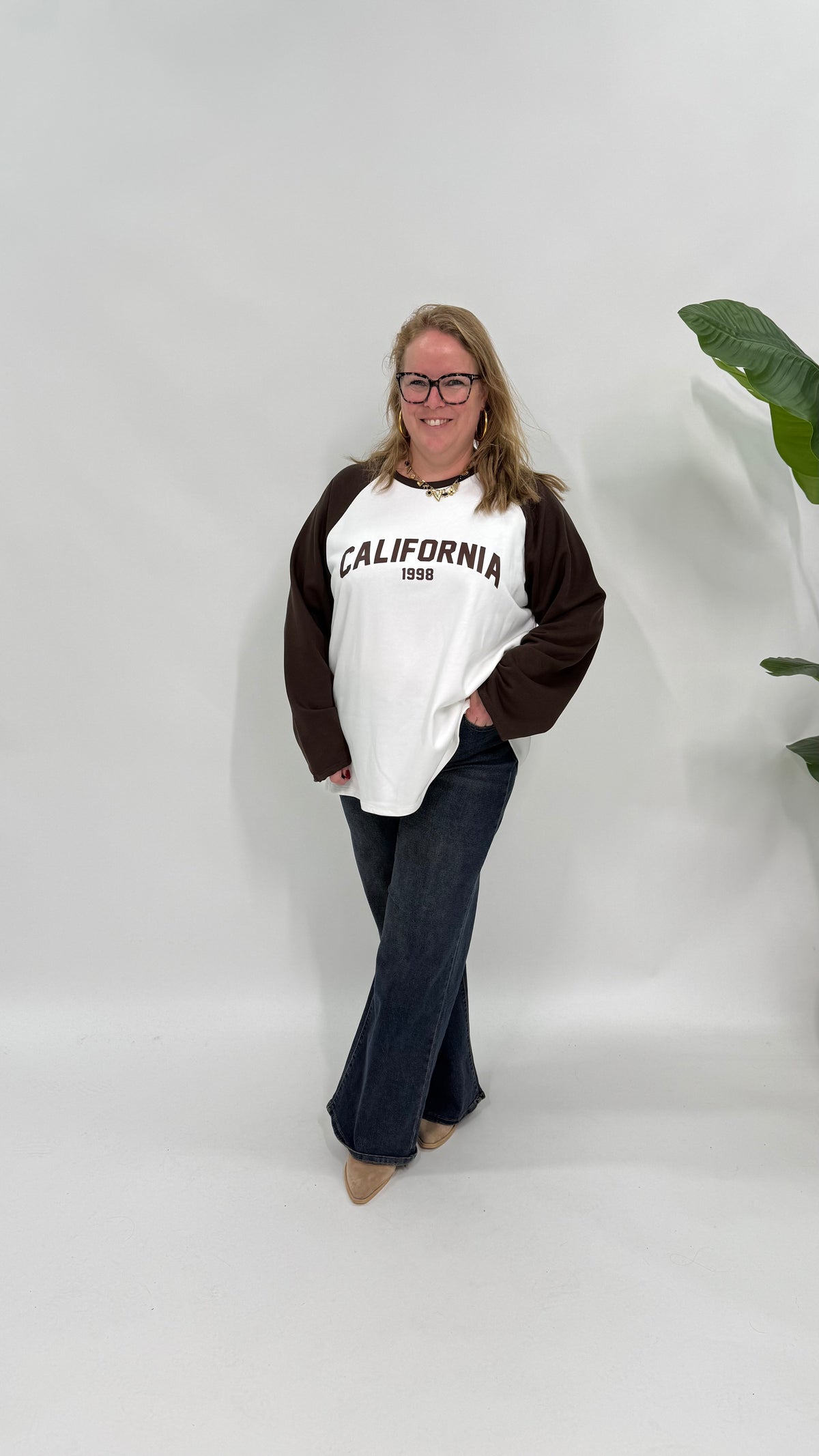 CALIFORNIA BASEBALL SWEATER ESPRESSO
