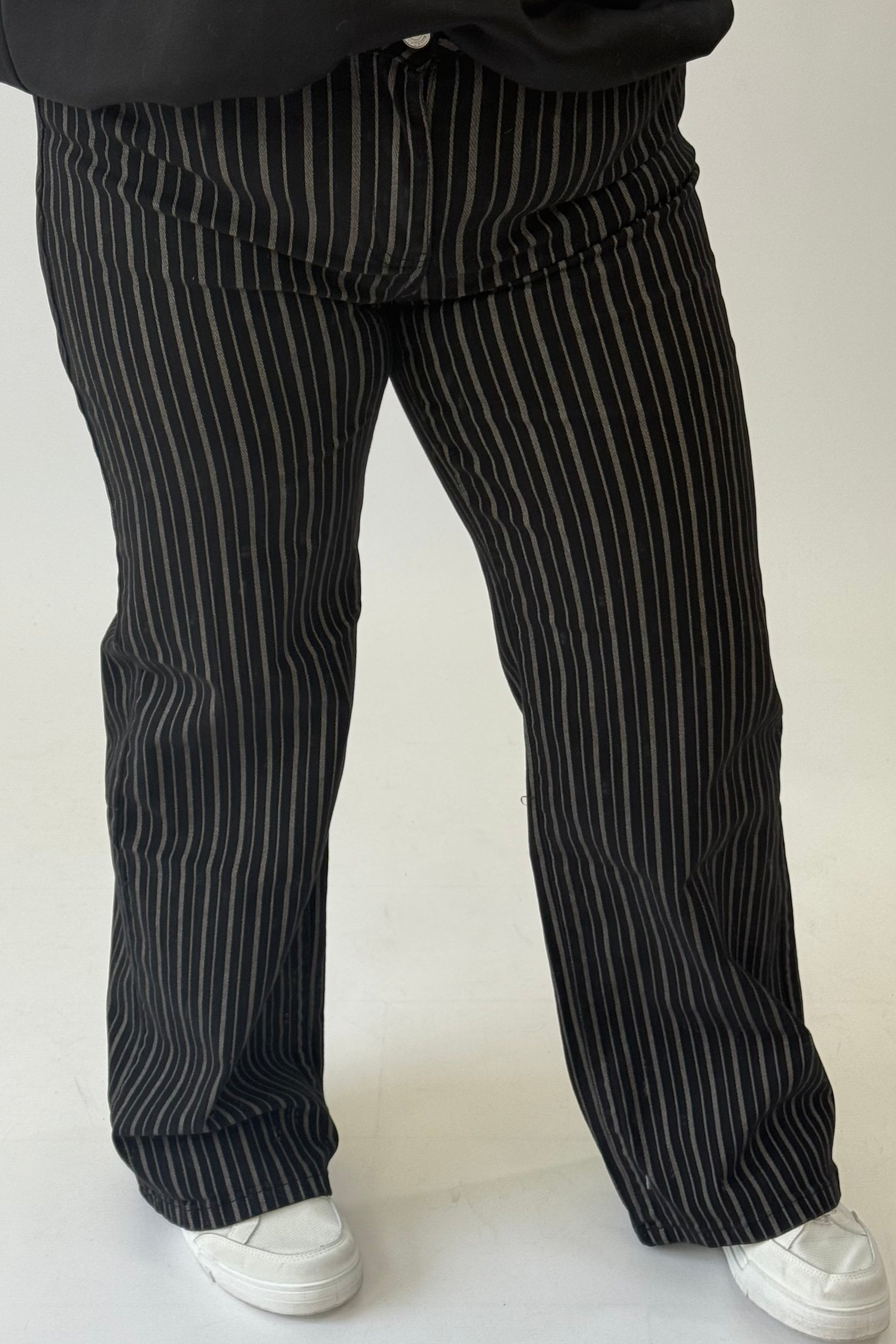 MOM WIDE LEG JEANS MERK GOODIES DJ2456 (40 bis 48) - GRAU