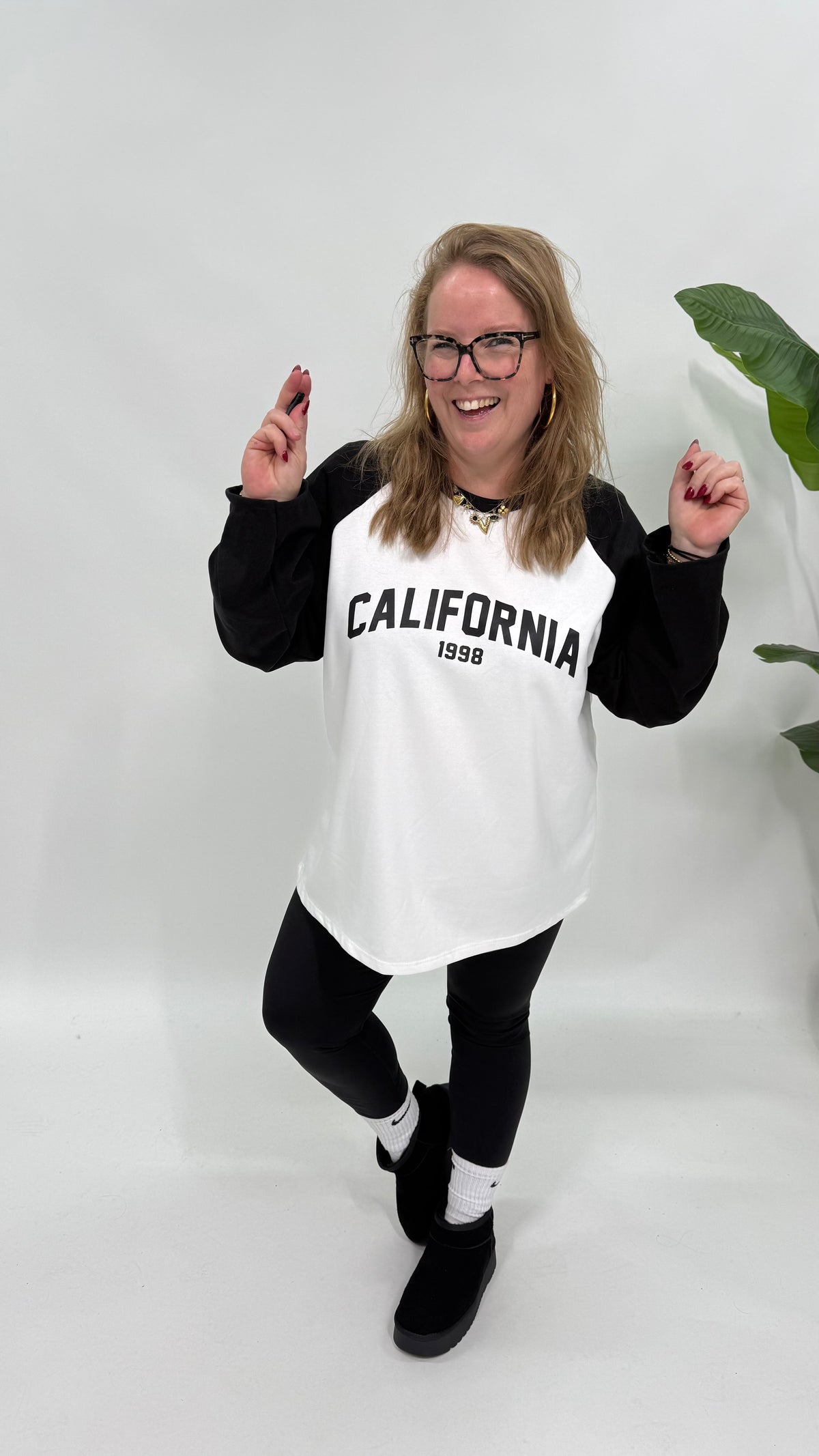 CALIFORNIA BASEBALL SWEATER ZWART