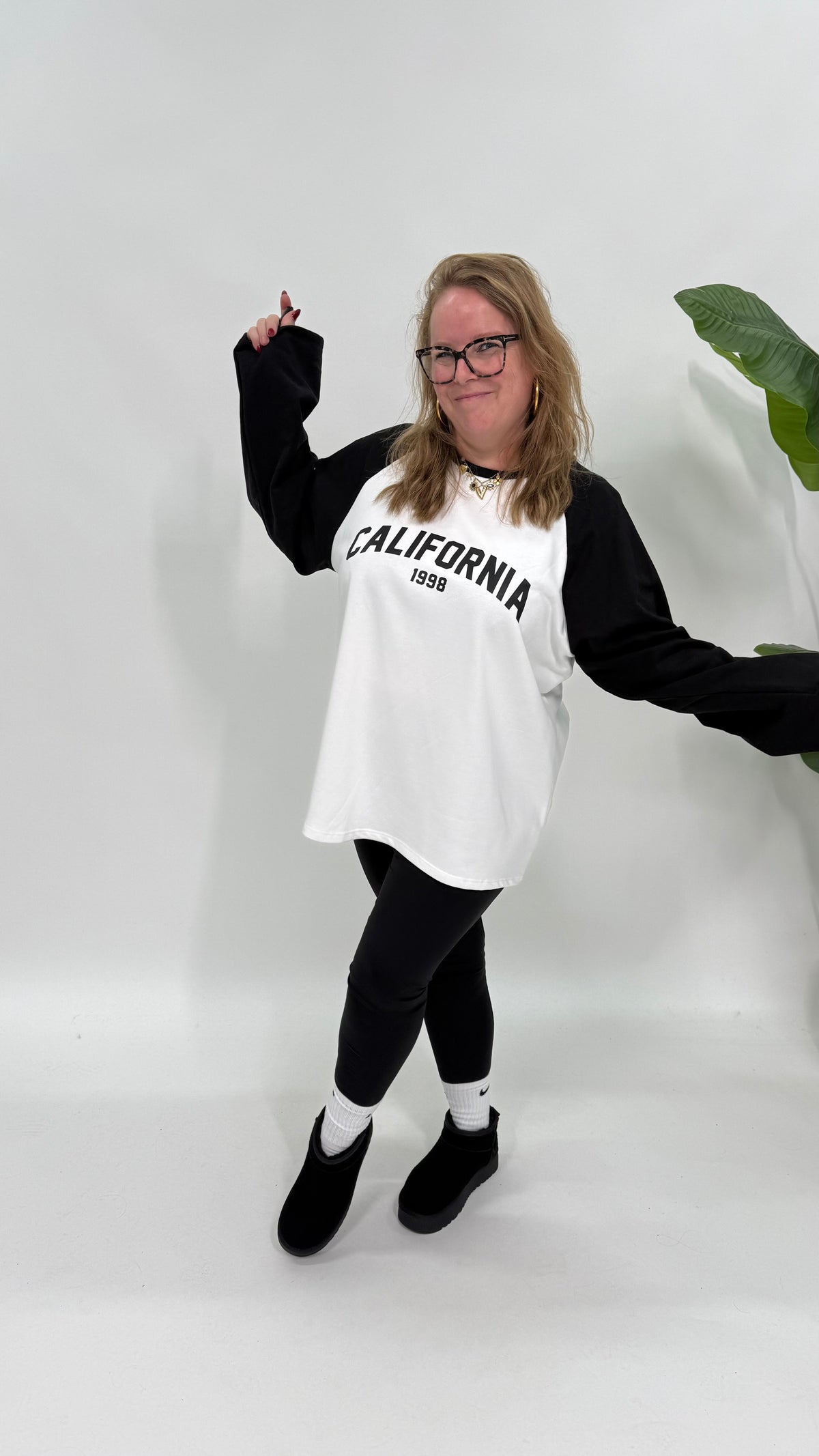 CALIFORNIA BASEBALL SWEATER ZWART