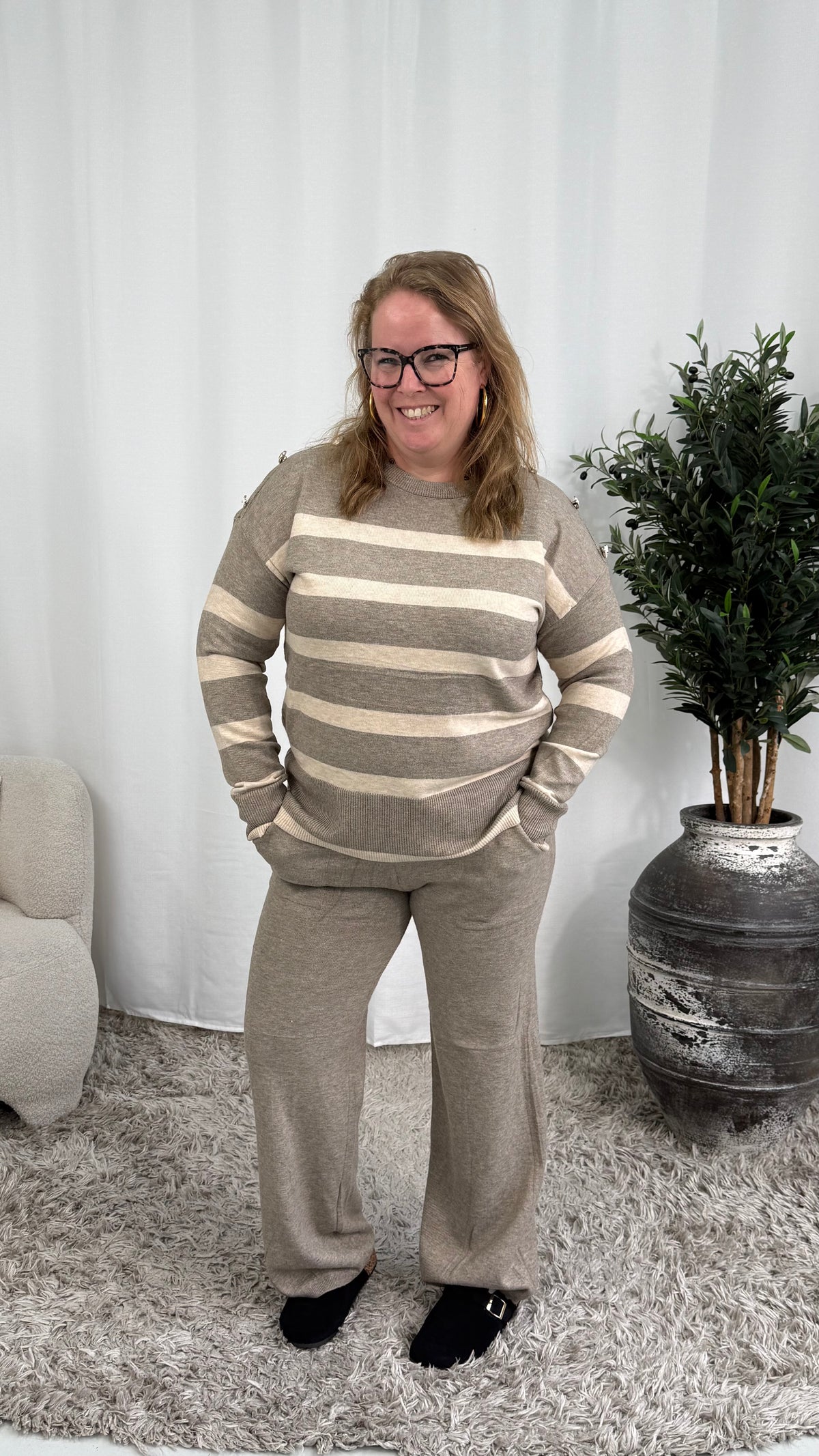 STREEP & KNOOP COMFY SET TAUPE