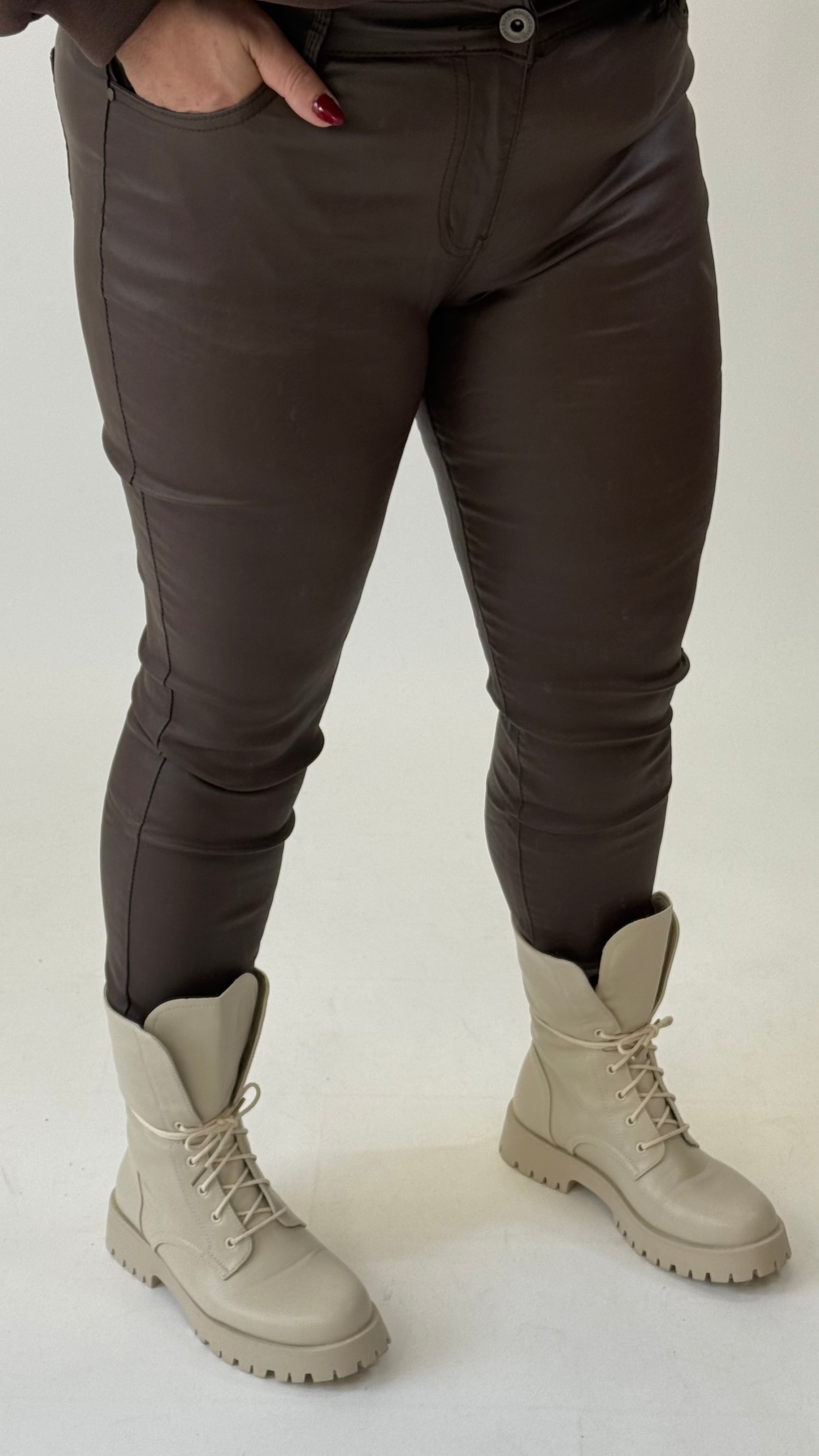 MOM WIDE LEG JEANS MERK GOODIES DJ2456 (40 bis 48) - GRAU