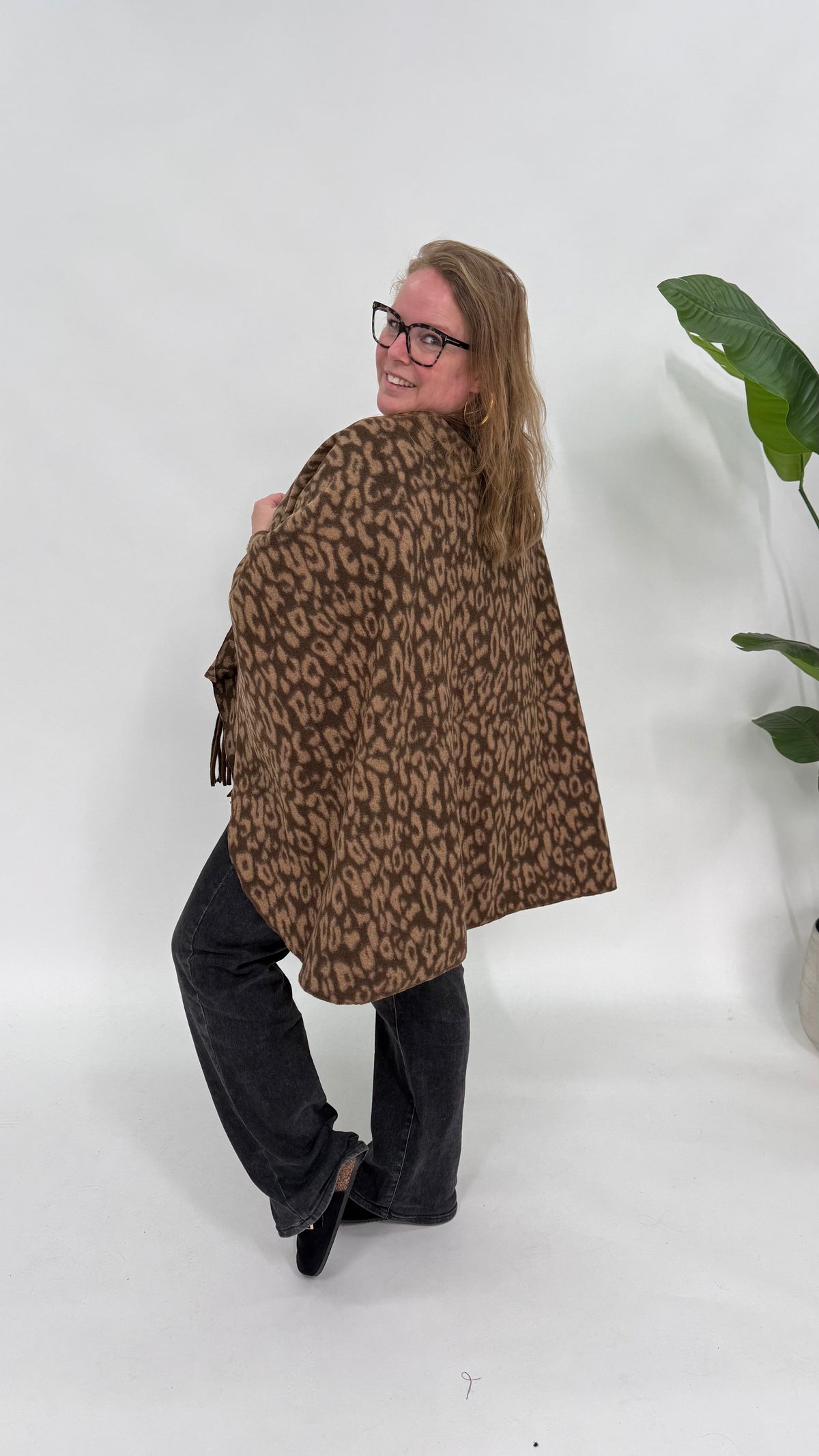 PANTER PONCHO BRUIN/ESPRESSO
