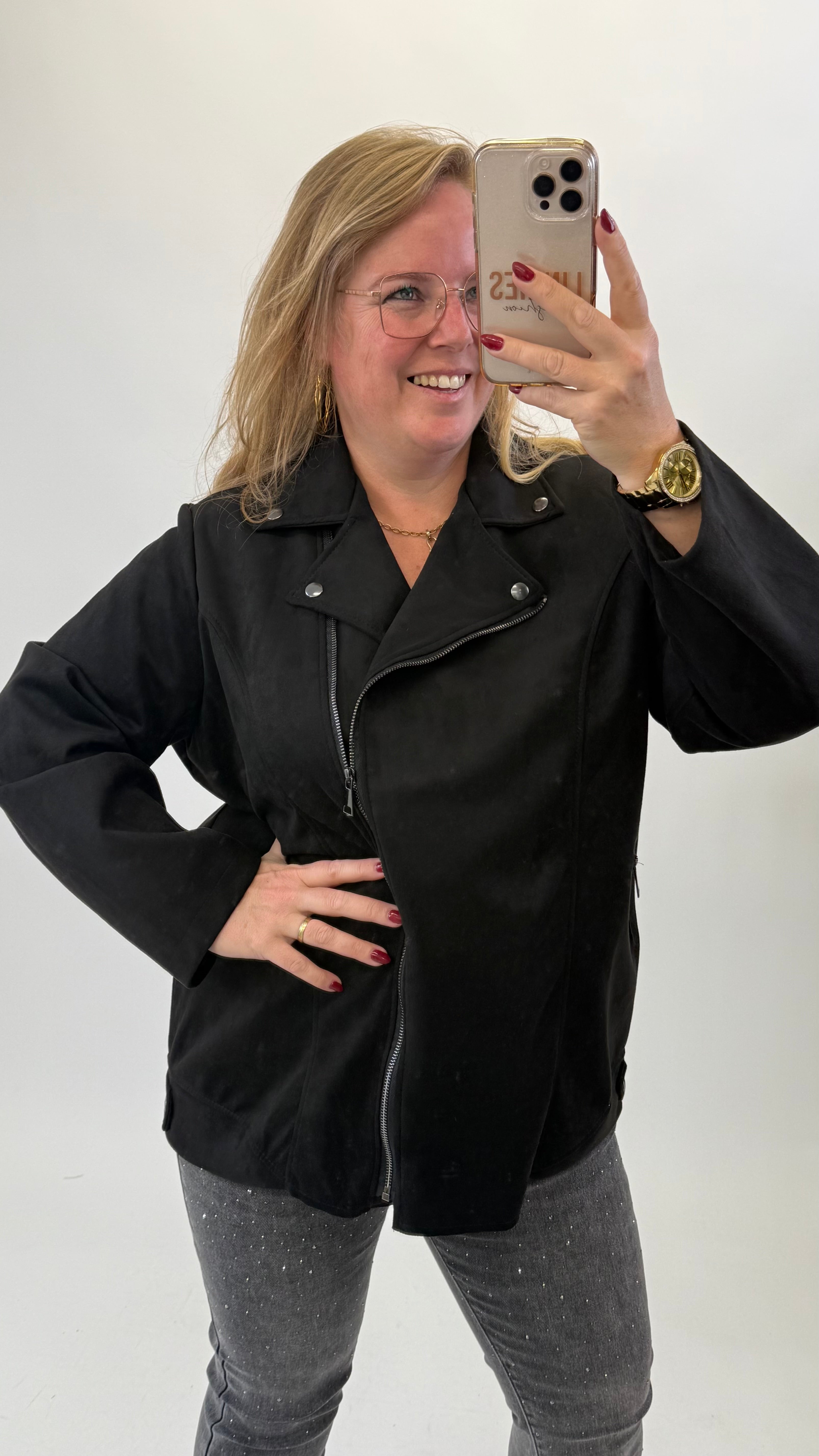 SUEDE JACKET LENA - 1739