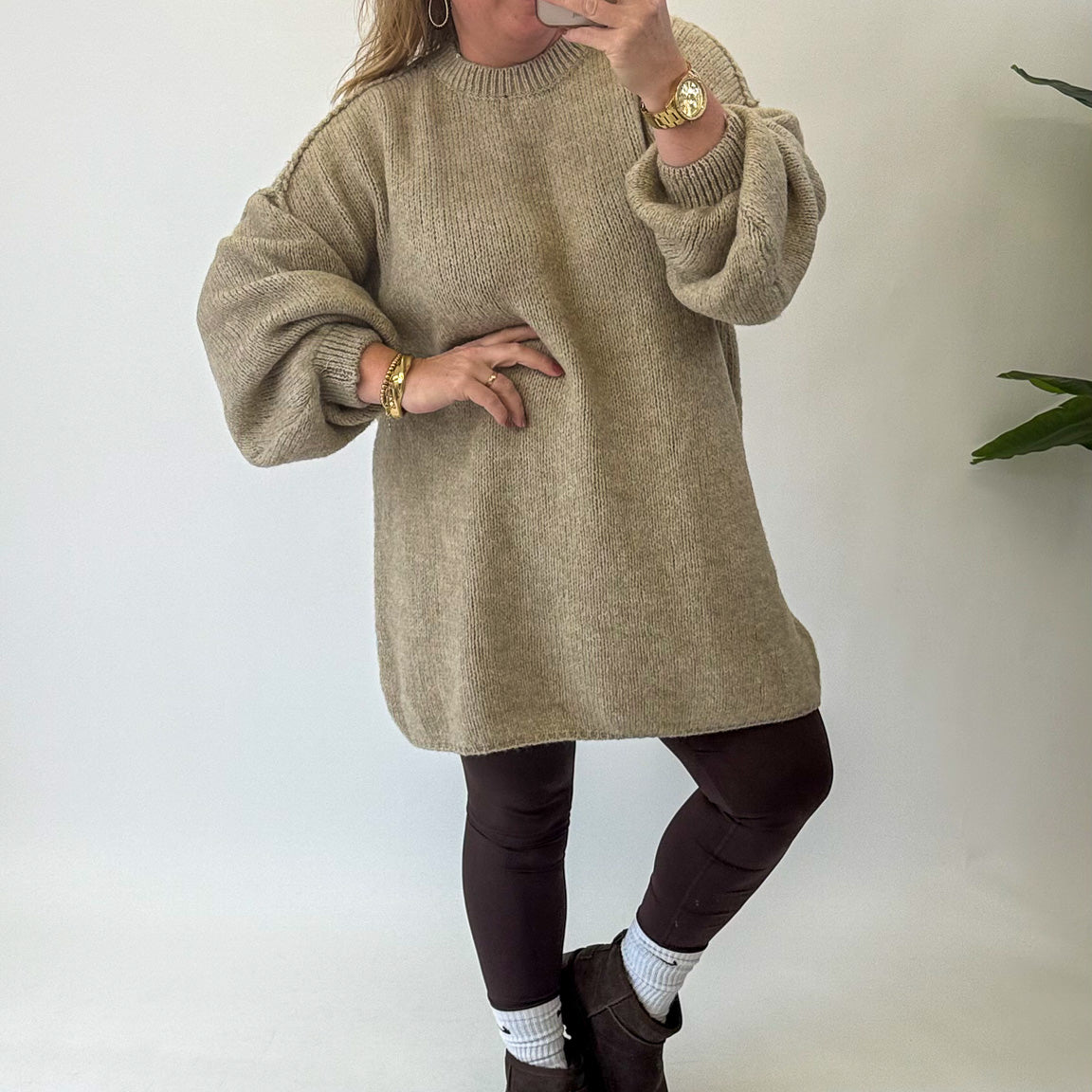 SPORTLEGGING NORFY - KOFFIE BRUIN