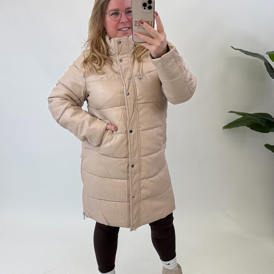 MELBORN WINTER JAS LEATHER LOOK - 1762