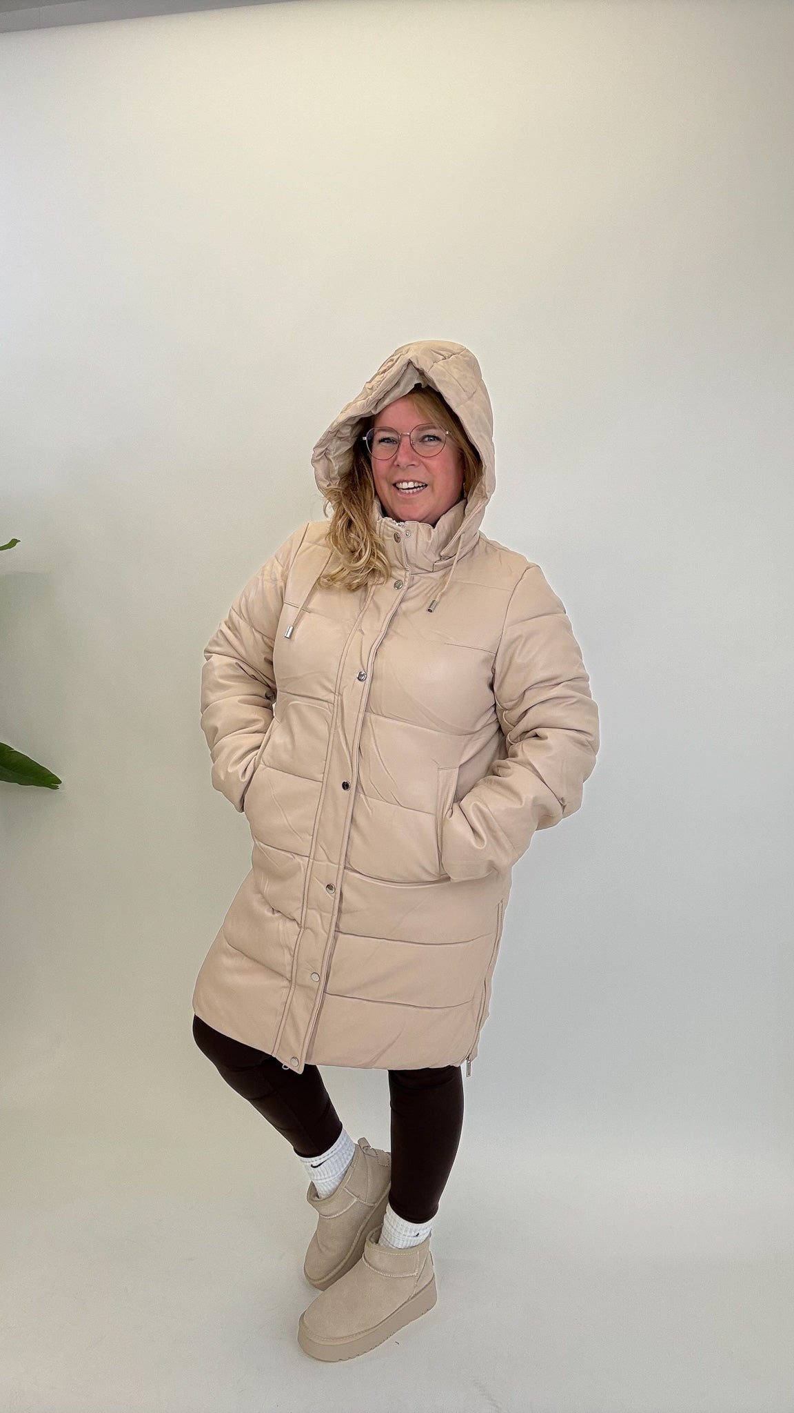 MELBORN WINTER JAS LEATHER LOOK - 1762